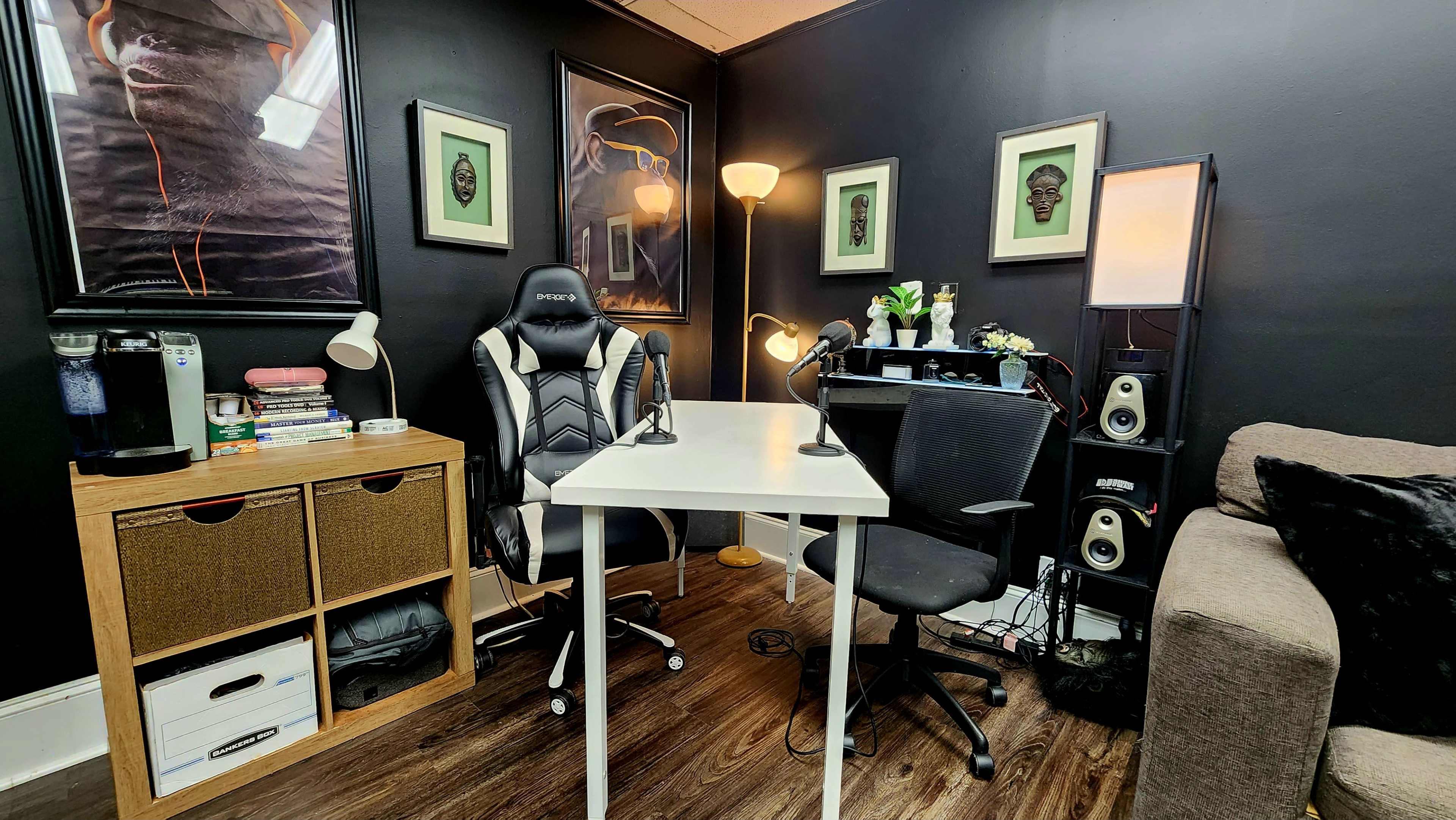 Podcast Filming and Production Studio Image in Gwinnett Village, Atlanta, GA