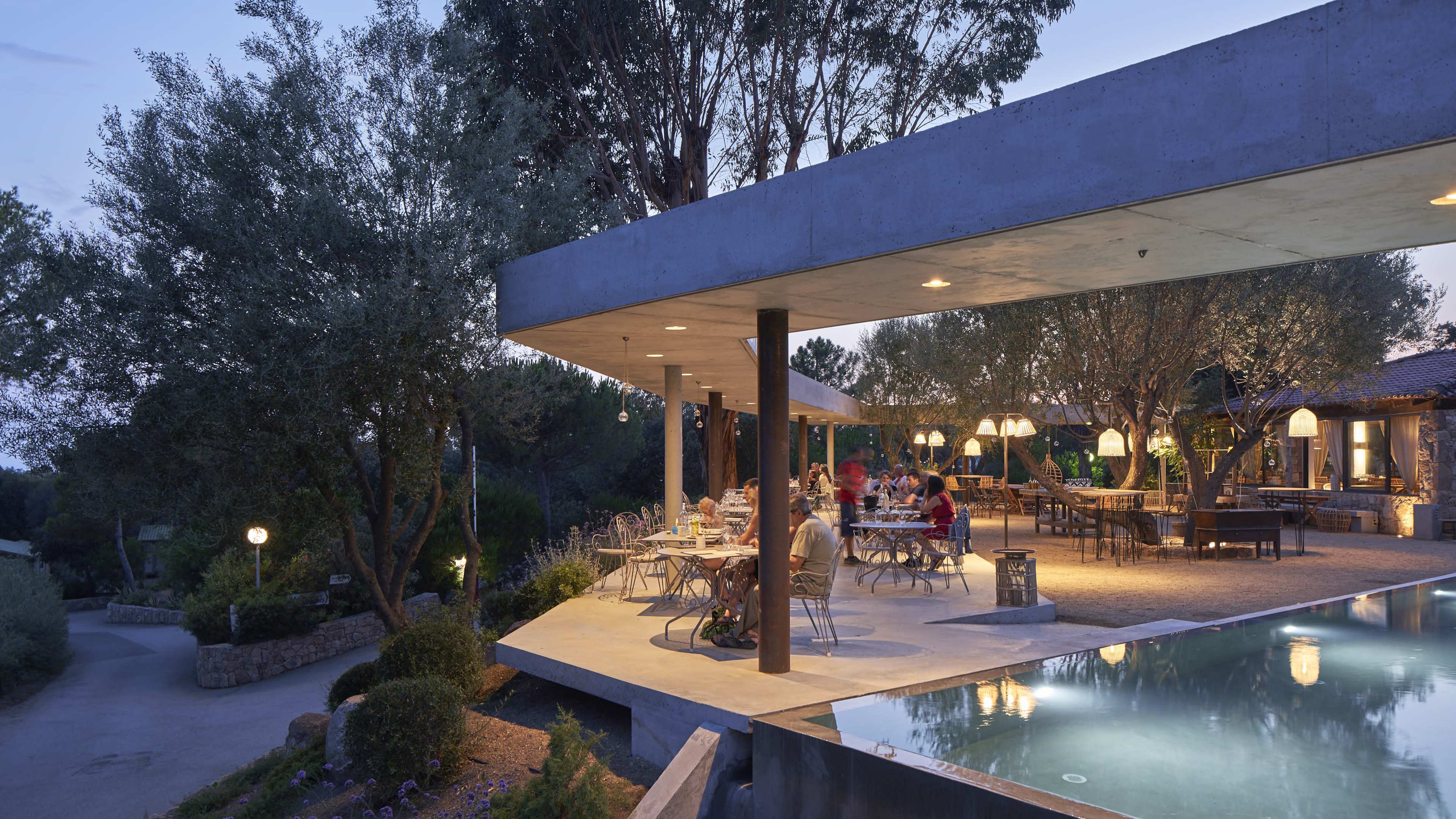 Spa et Piscine avec vue mer en Corse Image in , OLMETO