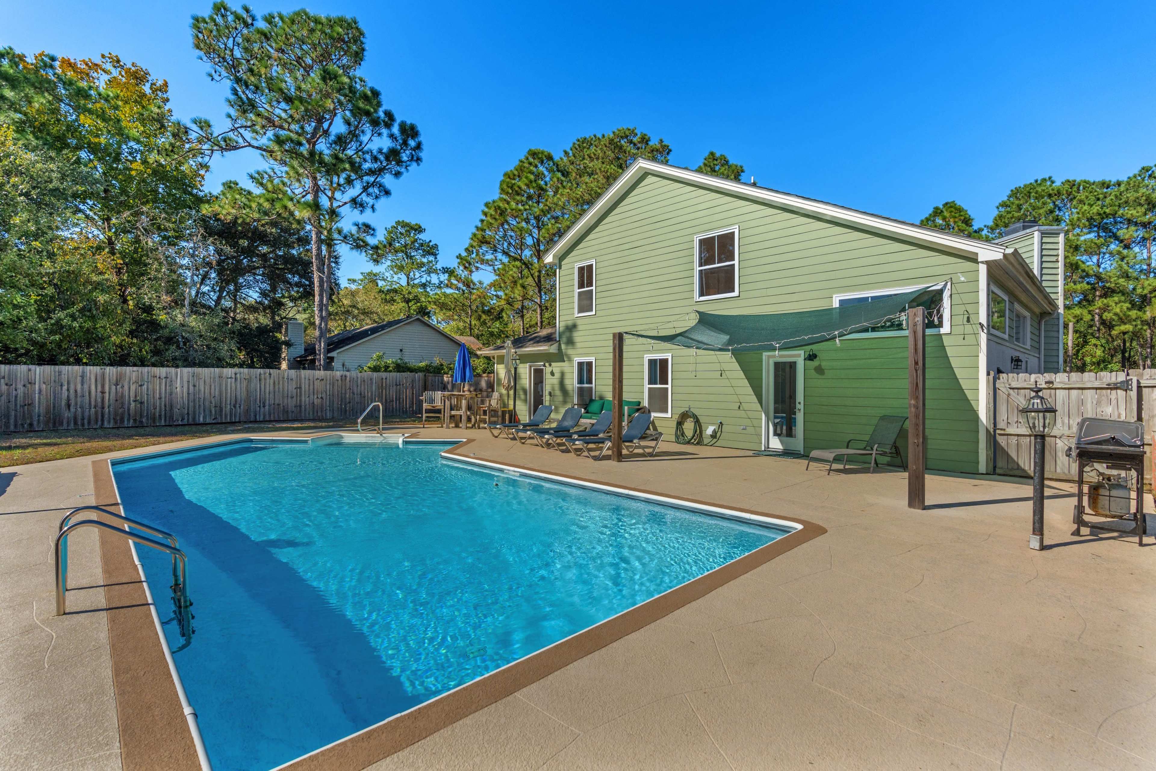 Coastal Retreat w/ Salt-Water Pool + Fire Pit Image in Myrtle Grove, Wilmington, NC
