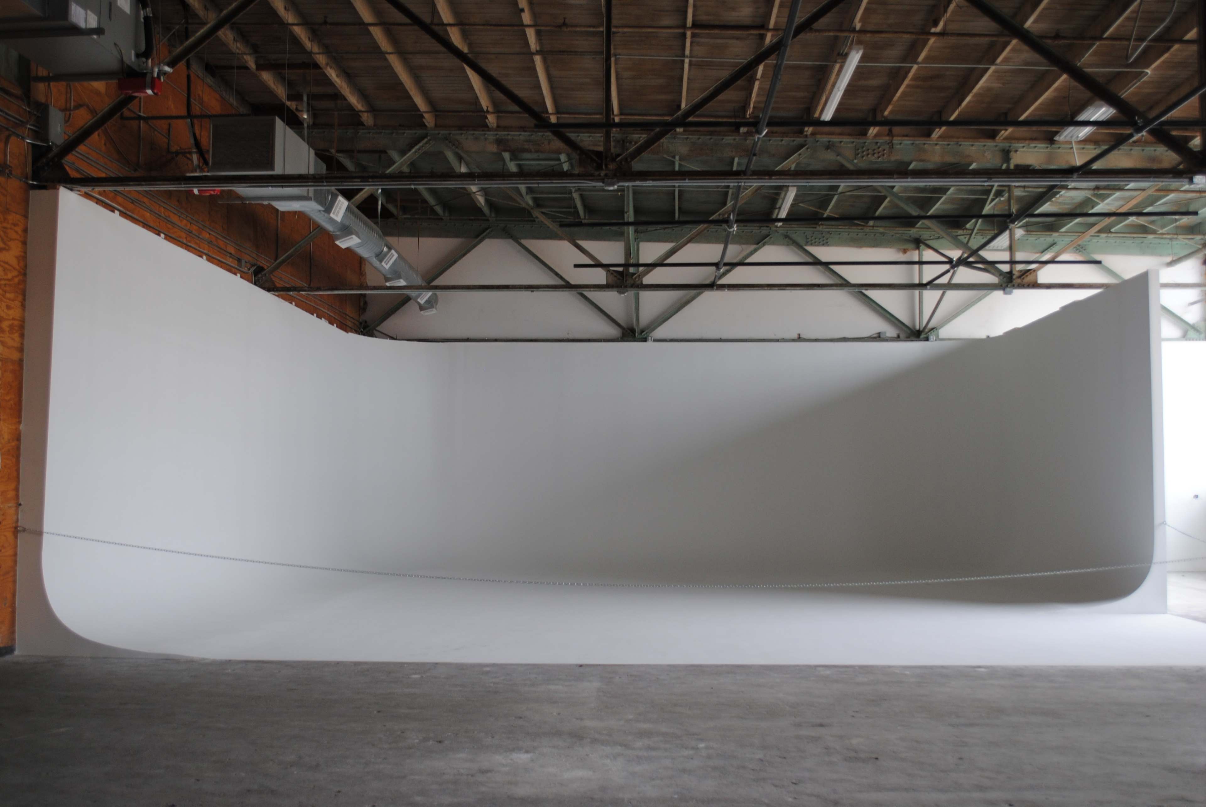 3 Wall CYC Stage for Offsites in Los Angeles Warehouse Image in South Los Angeles, Los Angeles, CA