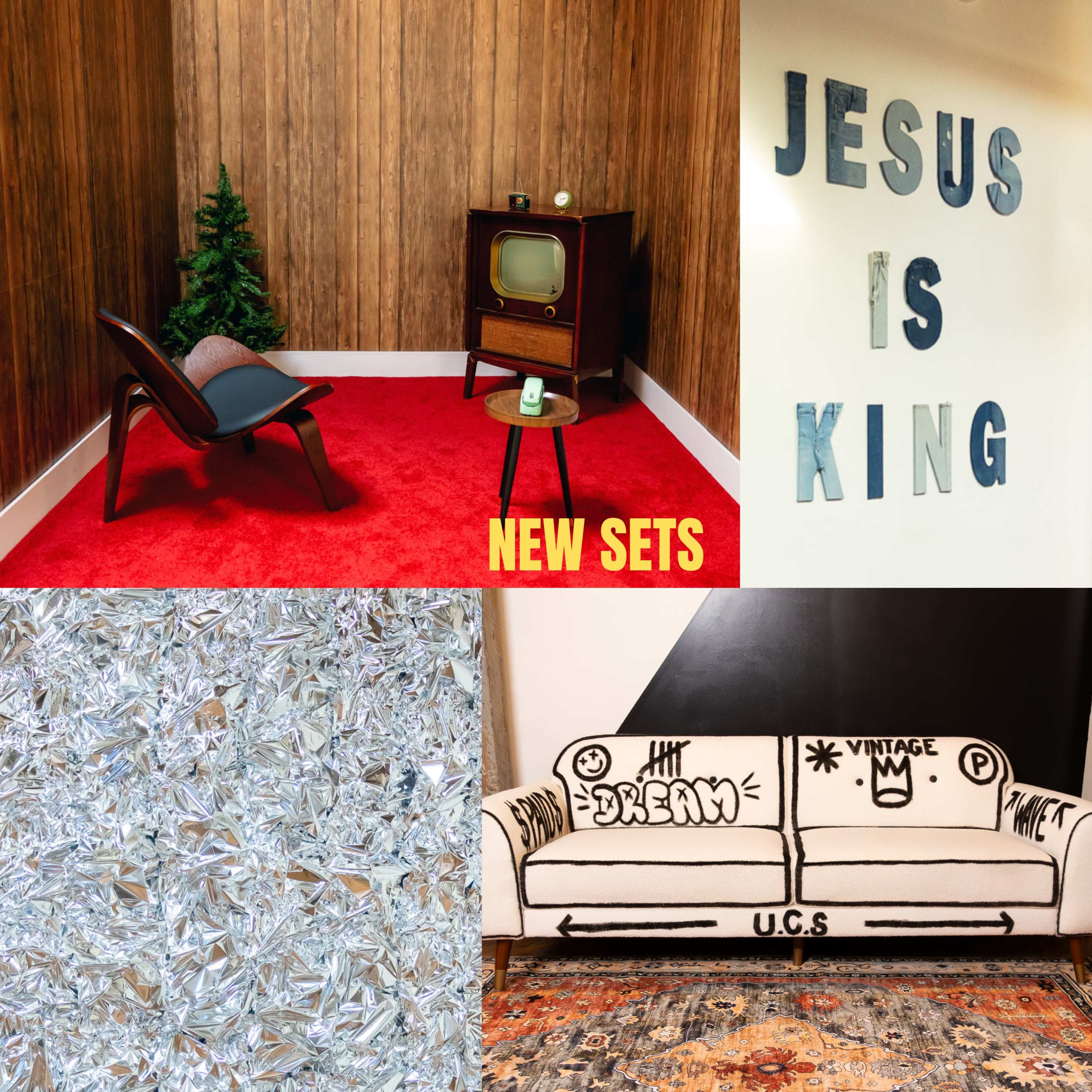 Hidden Vintage Gem! Atlanta Content Creative Studio w/ Retro Living Room Set Image in Pittsburgh, Atlanta, GA