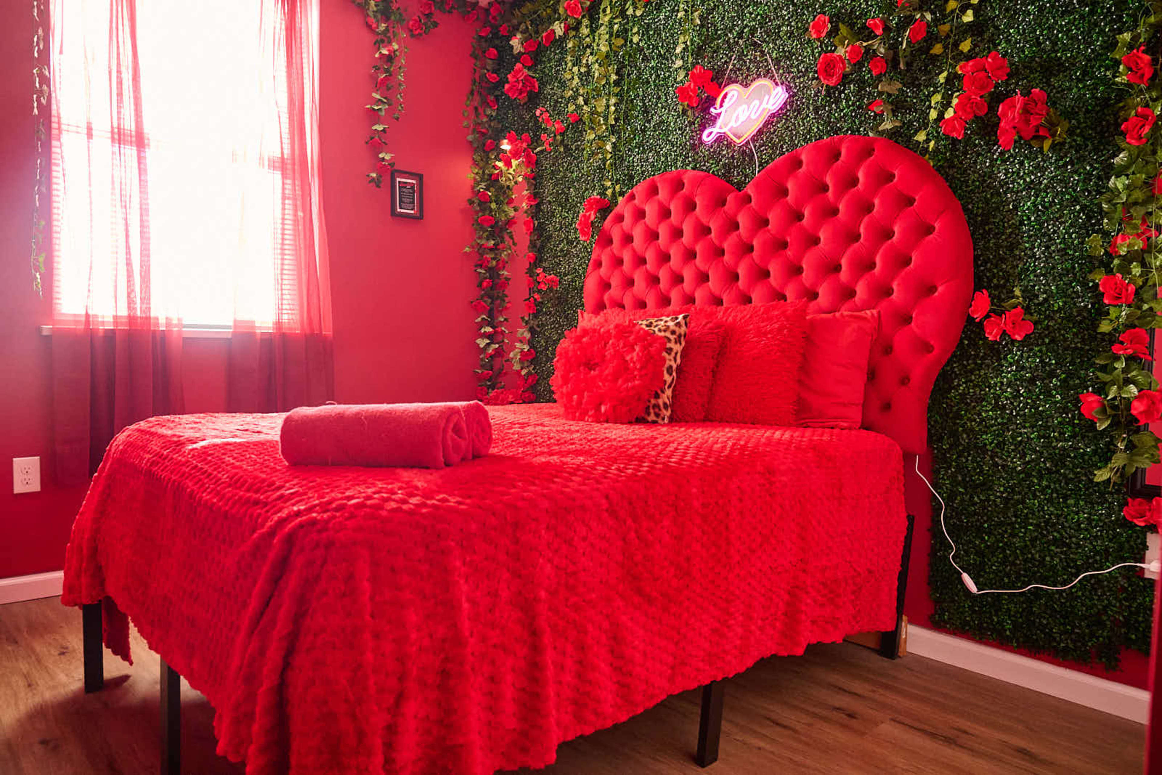 Boudoir Love Jungle w/ Movie Room & Heart Shaped Bed♥️🌴 Image in North Philadelphia, Philadelphia, PA