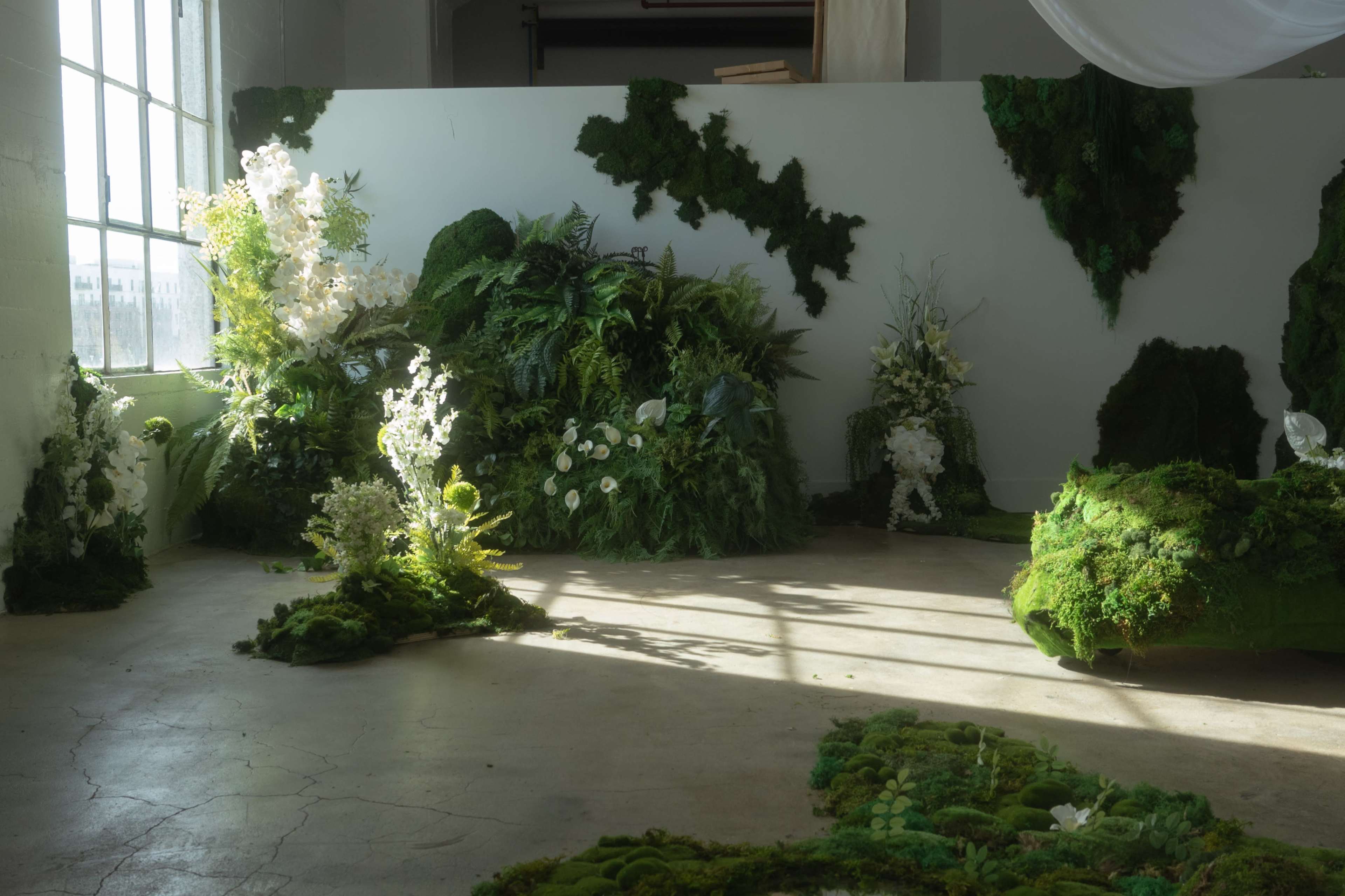 Whimsical Natural light Moss and flower space Image in Central LA, Los Angeles, CA