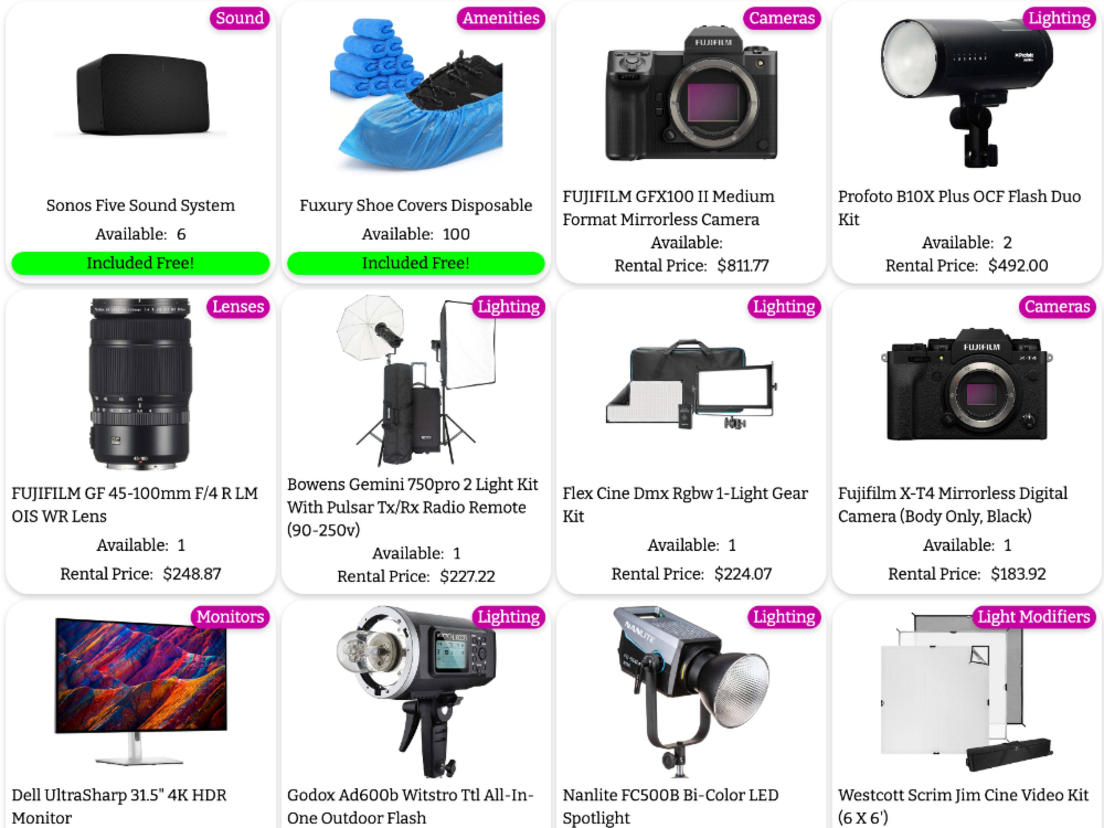Huge Collection of Add-on Inventory