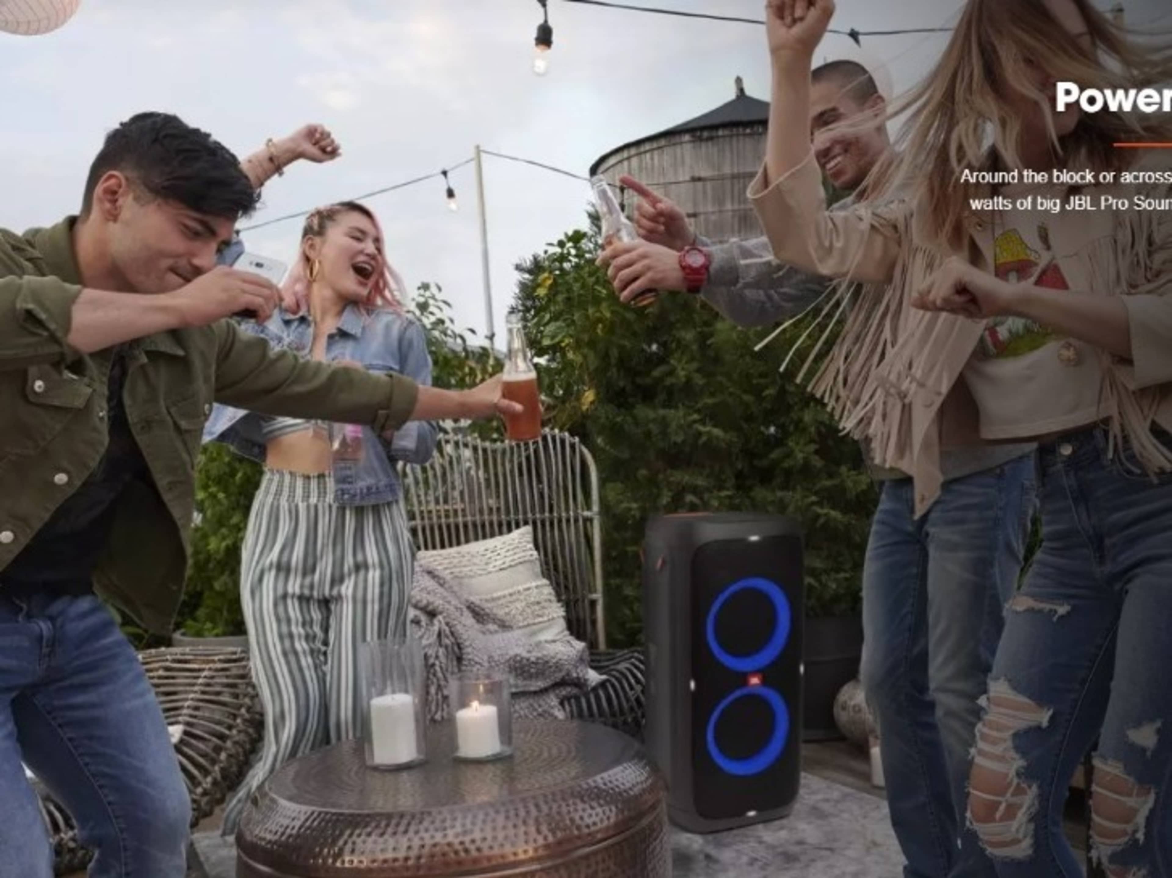 Powerful JBL Pro Sound speaker 