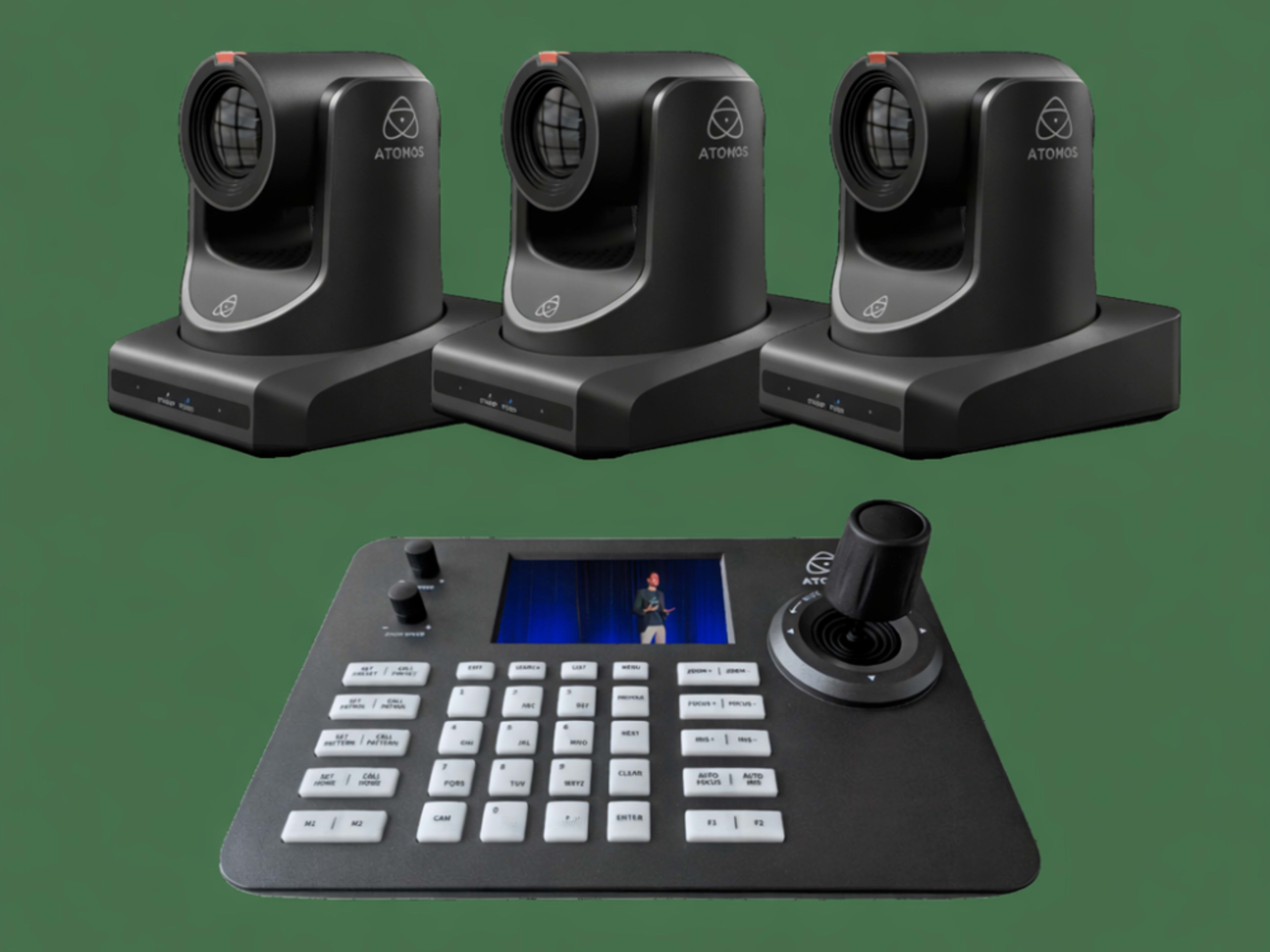 Professional PTZ Camera with Joystick Controller