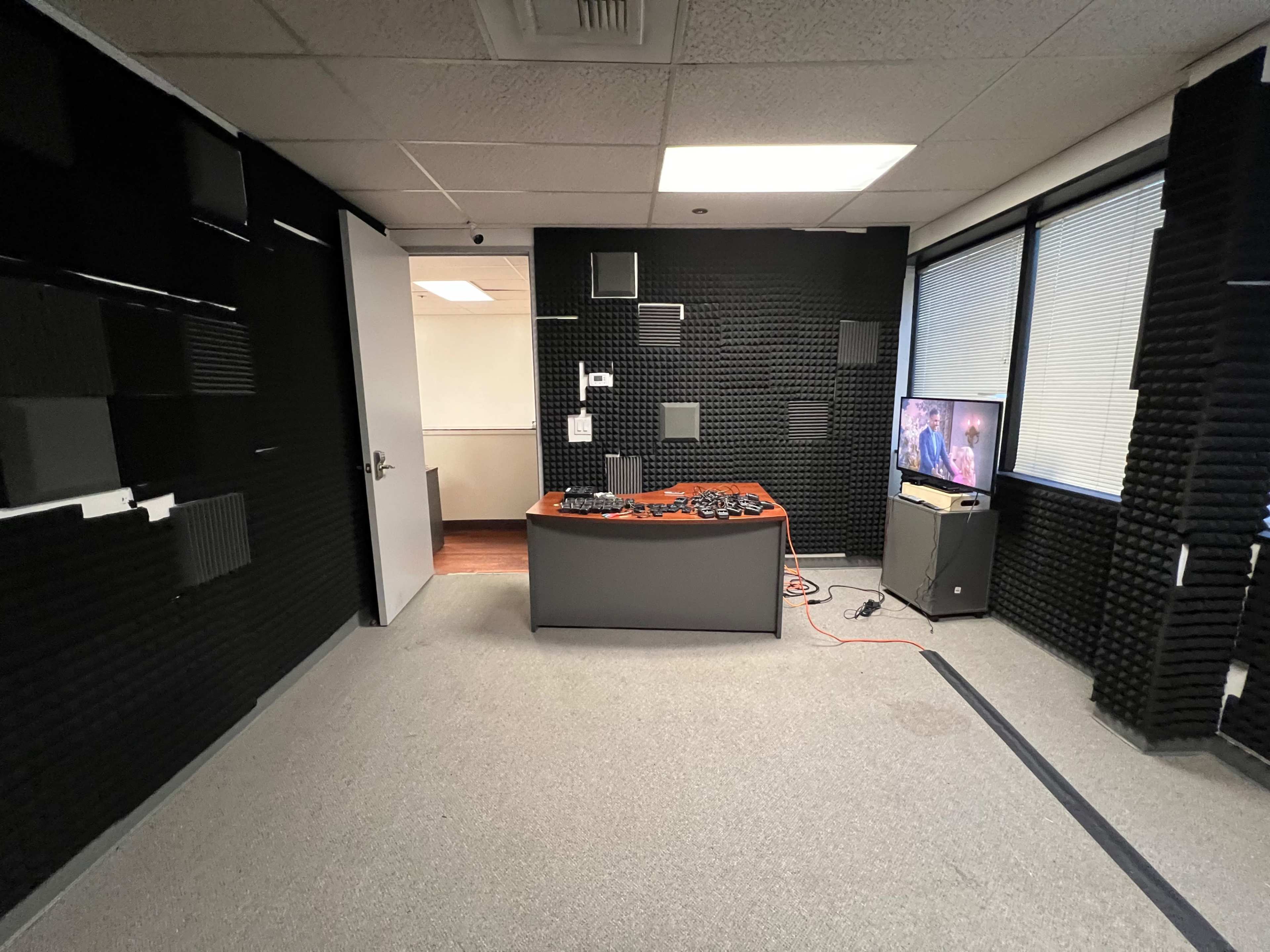 Office Space turned into Audio Recording Room Image in Huntington Beach, Huntington Beach, CA