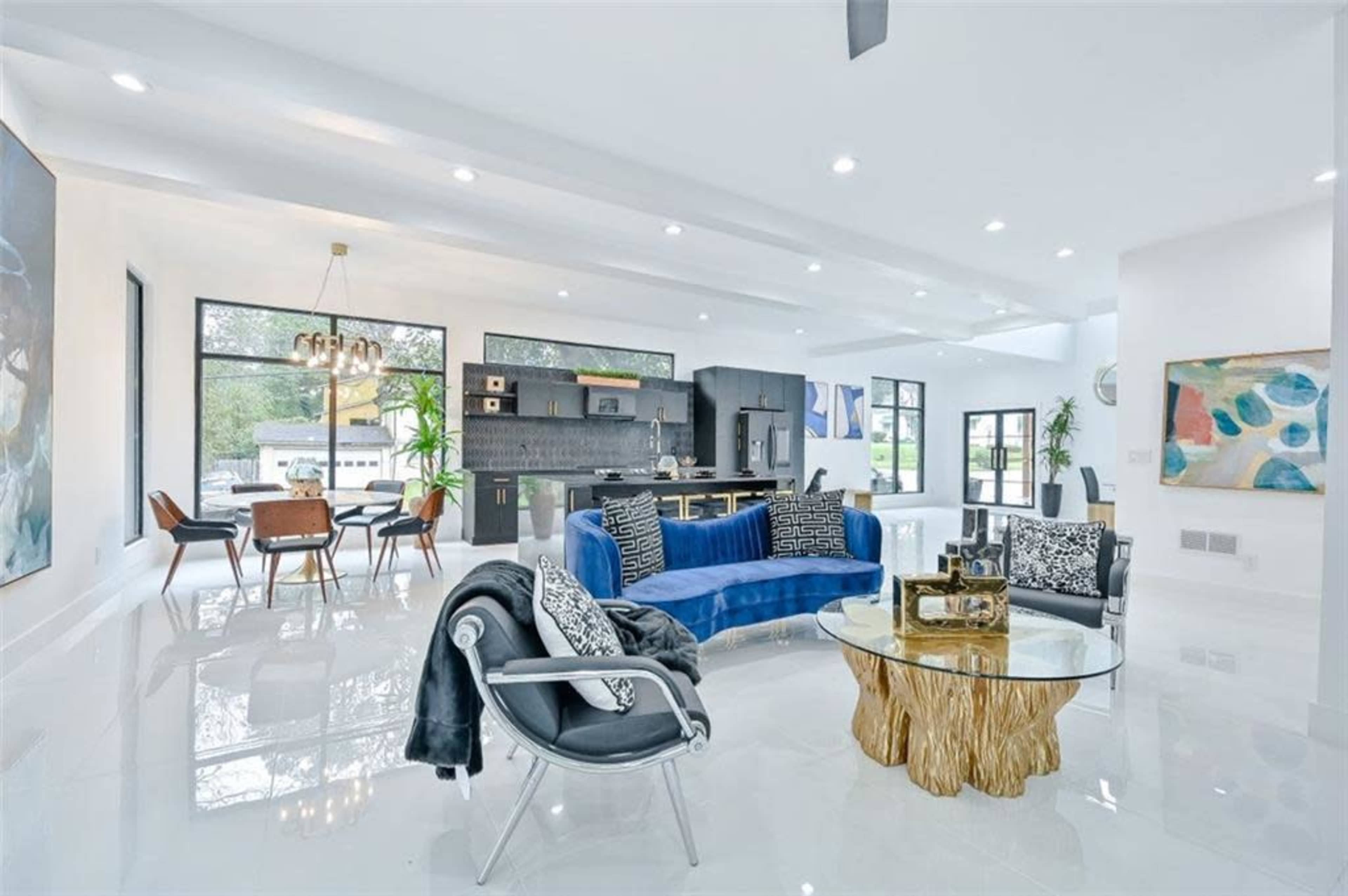 Modern Living Room/Kitchen/Dinning/Office (main level of house use only & exterior) Image in Westview, Atlanta, GA