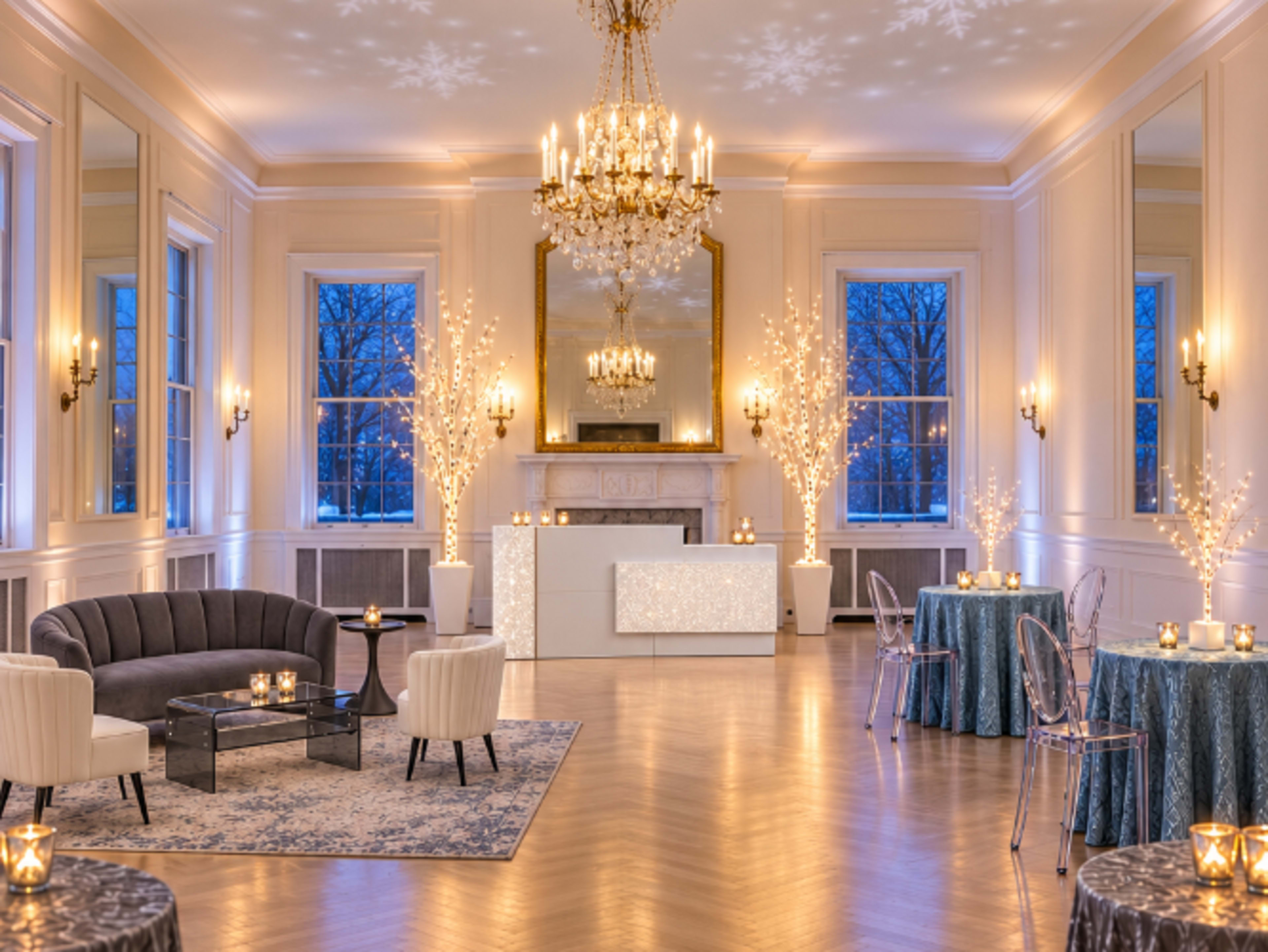 Winter Wonderland Package - A/V, Furniture, Decor