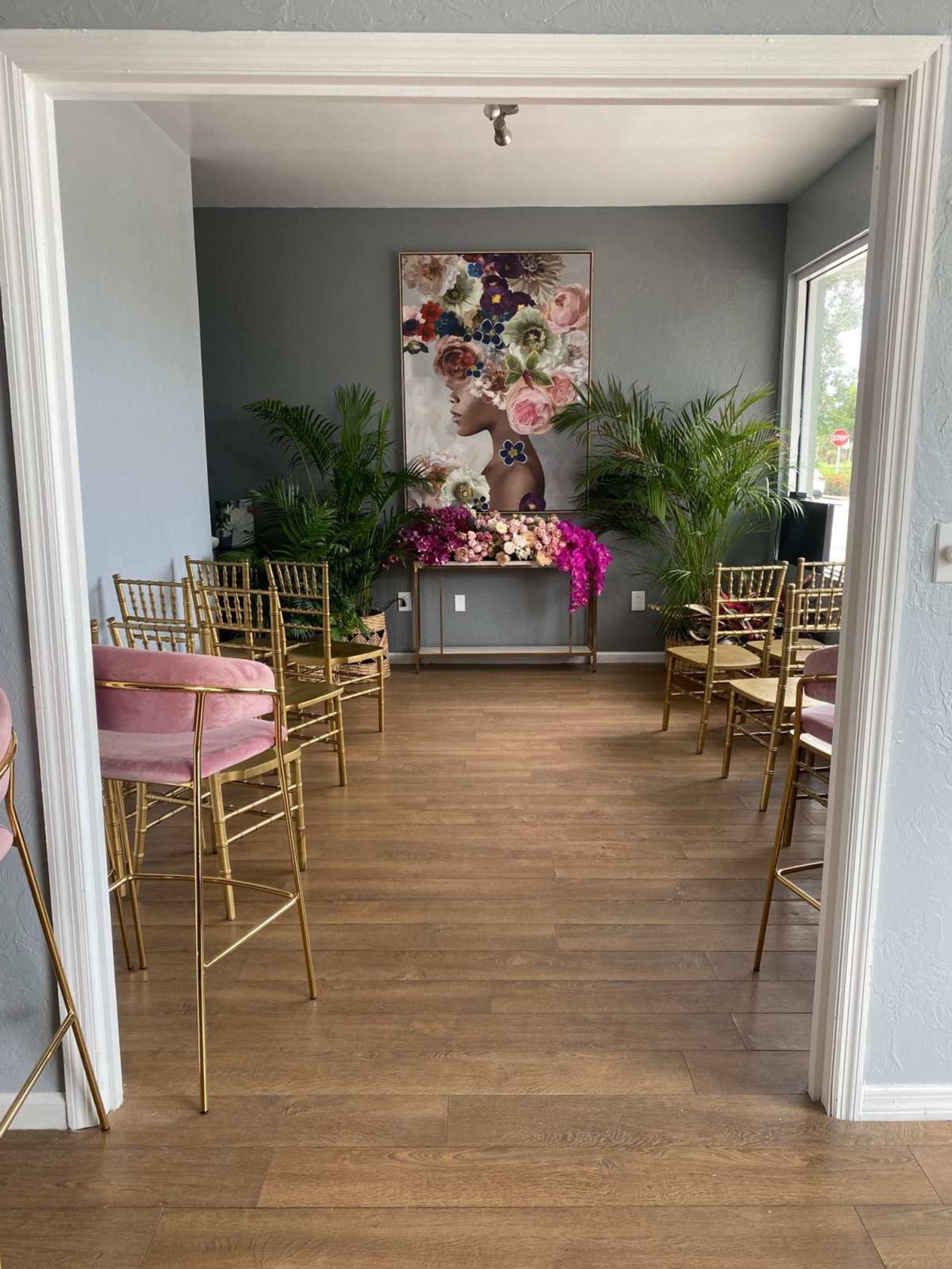 Pretty Northwood Village Event Space in a beautiful flower studio Image in West Palm Beach, West Palm Beach, FL