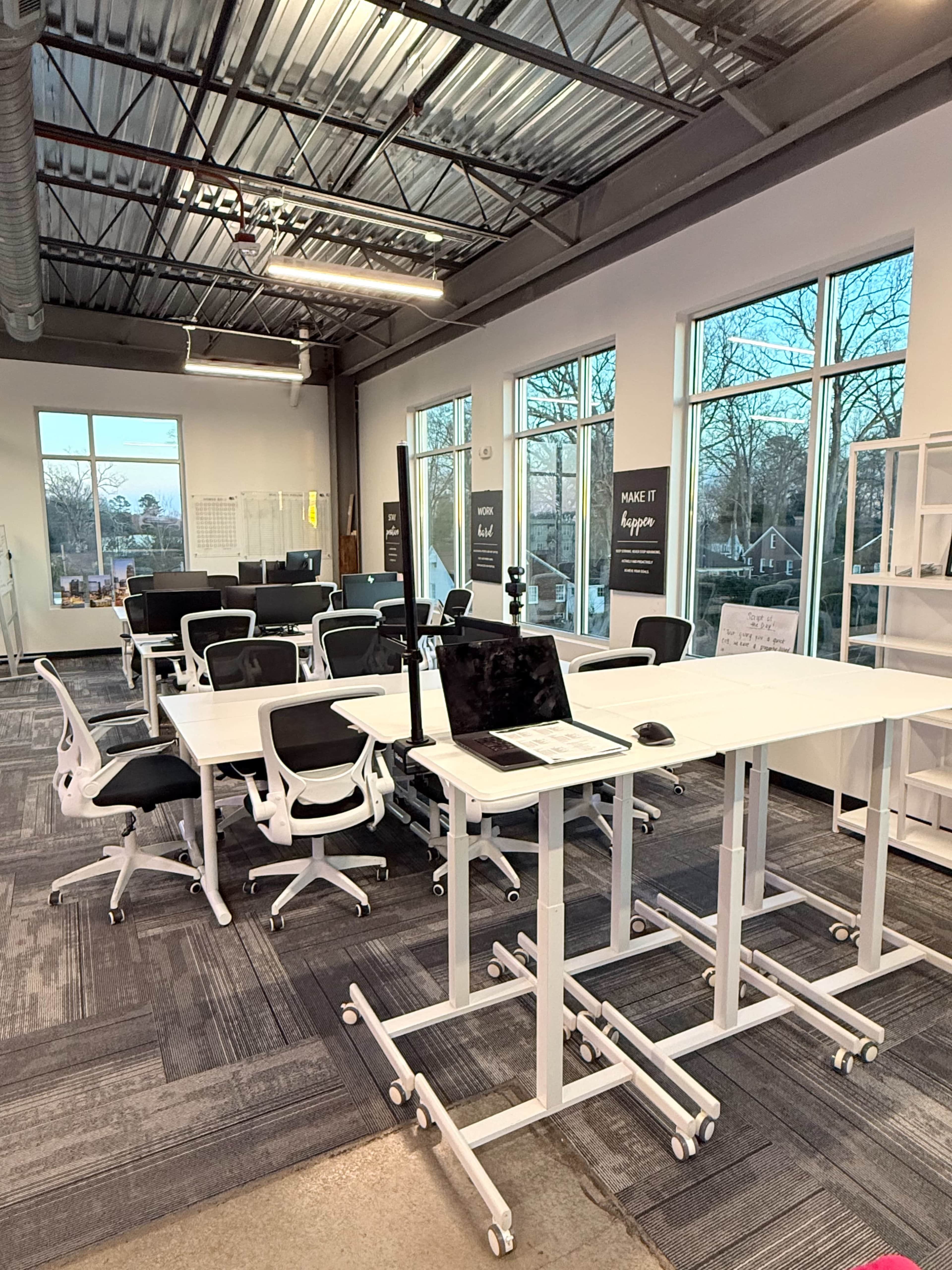 Modern, Spacious Co-Working Hub with Stunning Natural Light Image in Commonwealth, Charlotte, NC