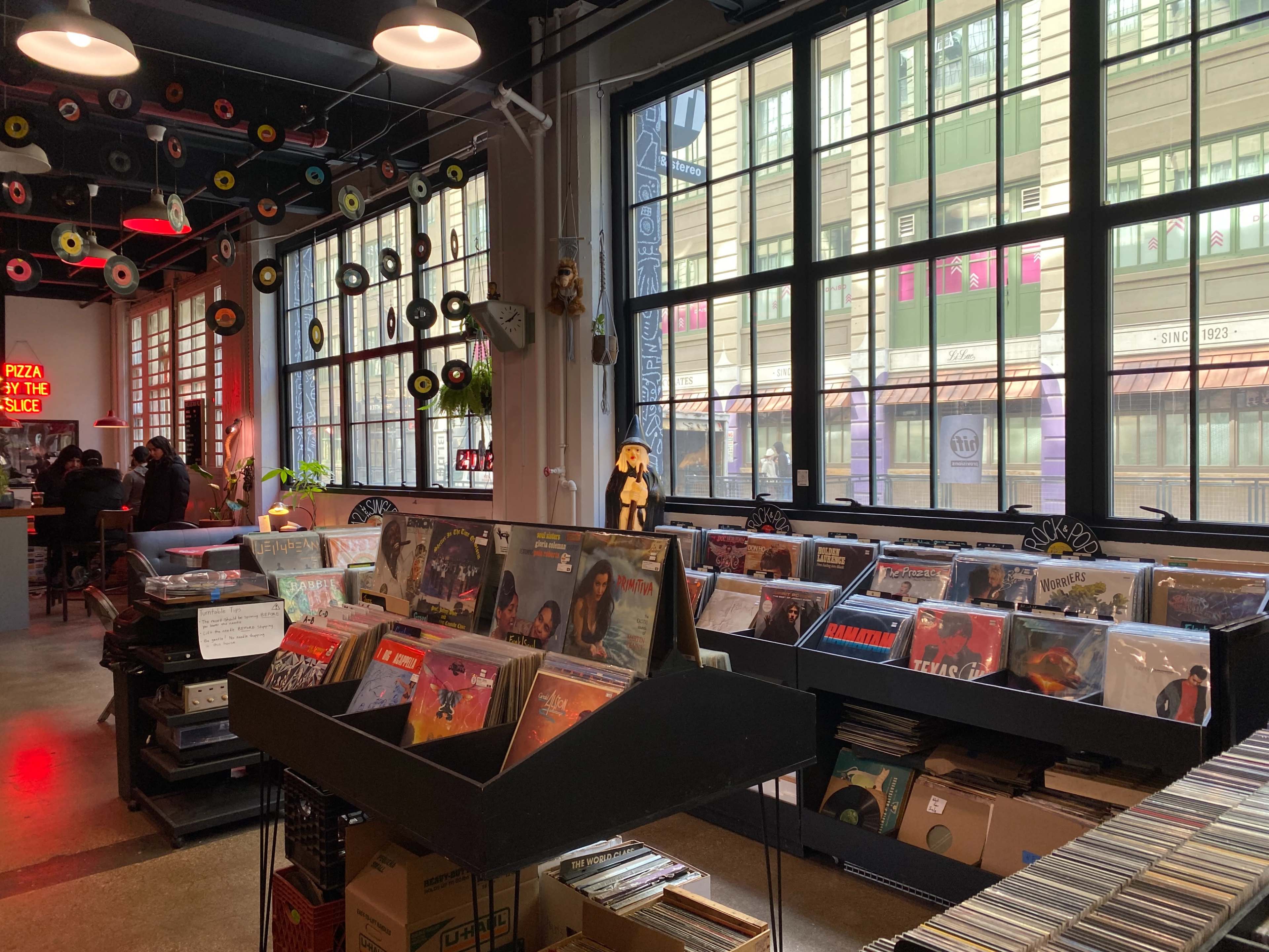 Indie Record Store & Lounge Located in a Waterfront Warehouse Image in Sunset Park, Brooklyn, NY