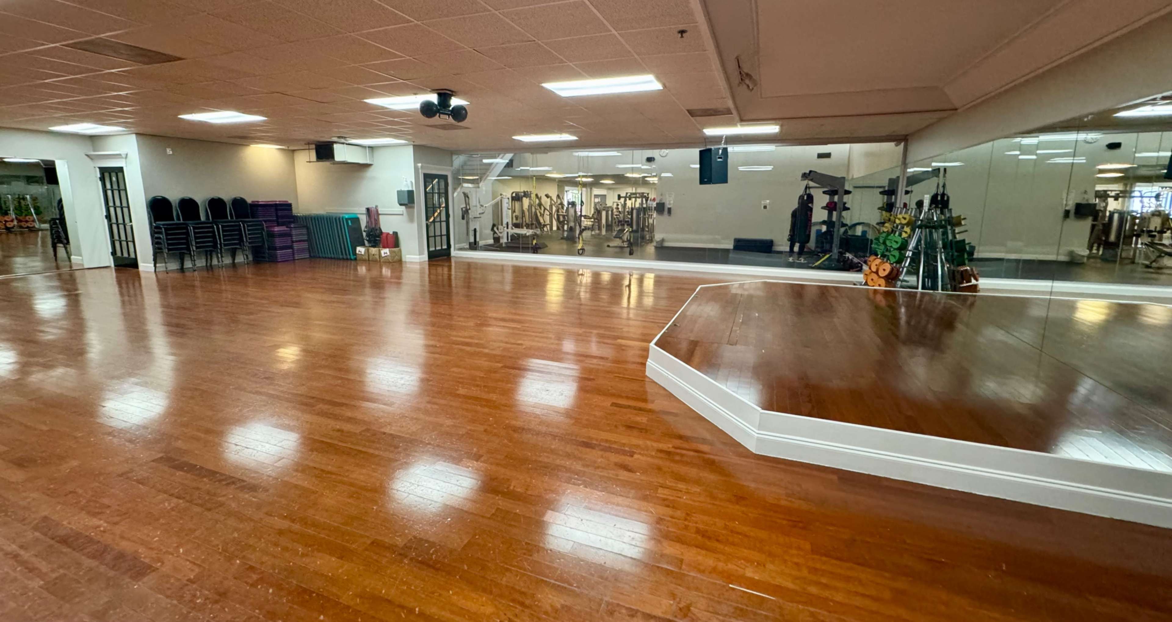 Yoga / dance / fitness studio within private gym, Marietta GA Image in , Marietta, GA