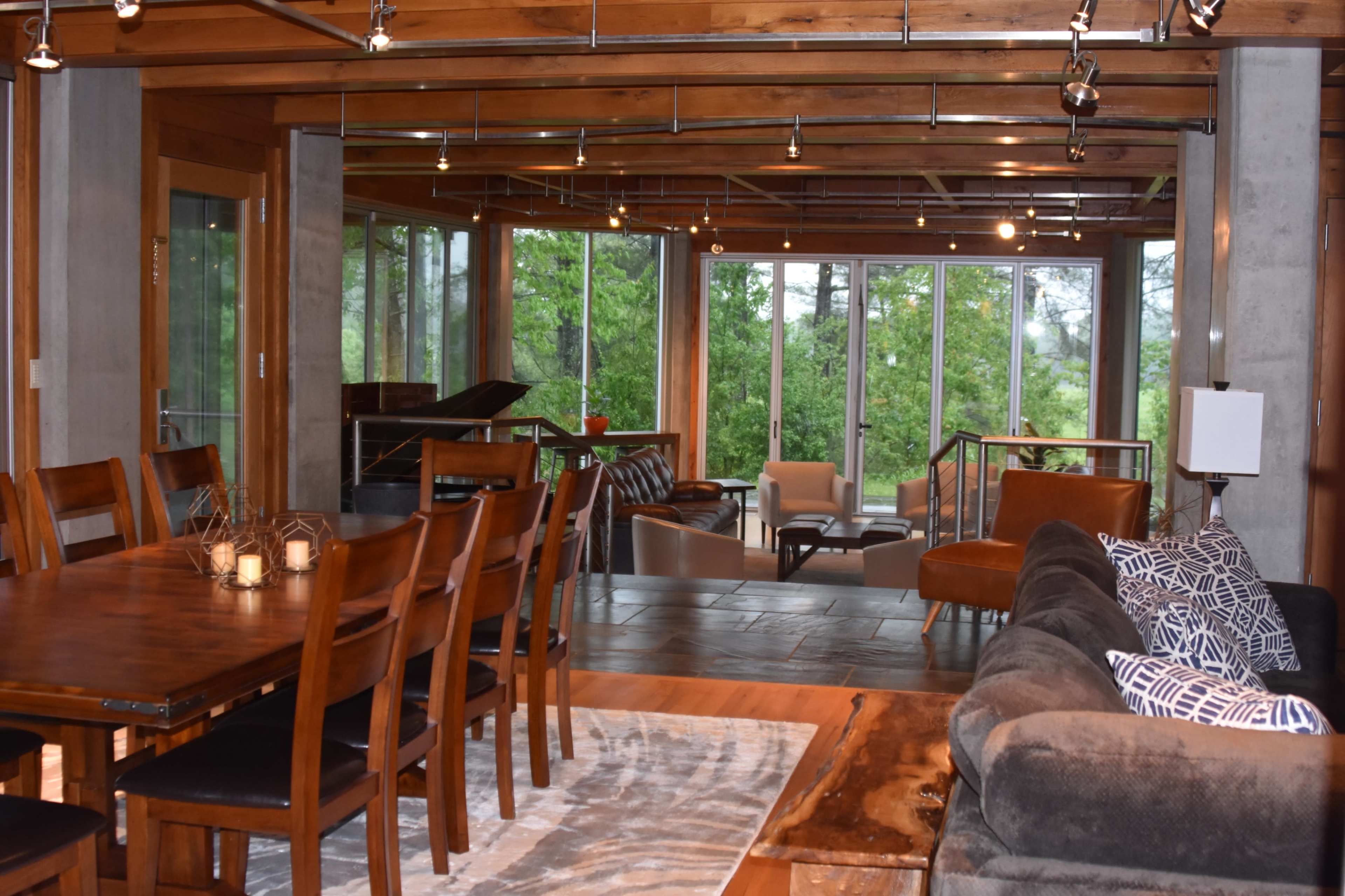 Private Luxurious Mountain Home on Large Farm with Pavillion Image in , Hendersonville, NC