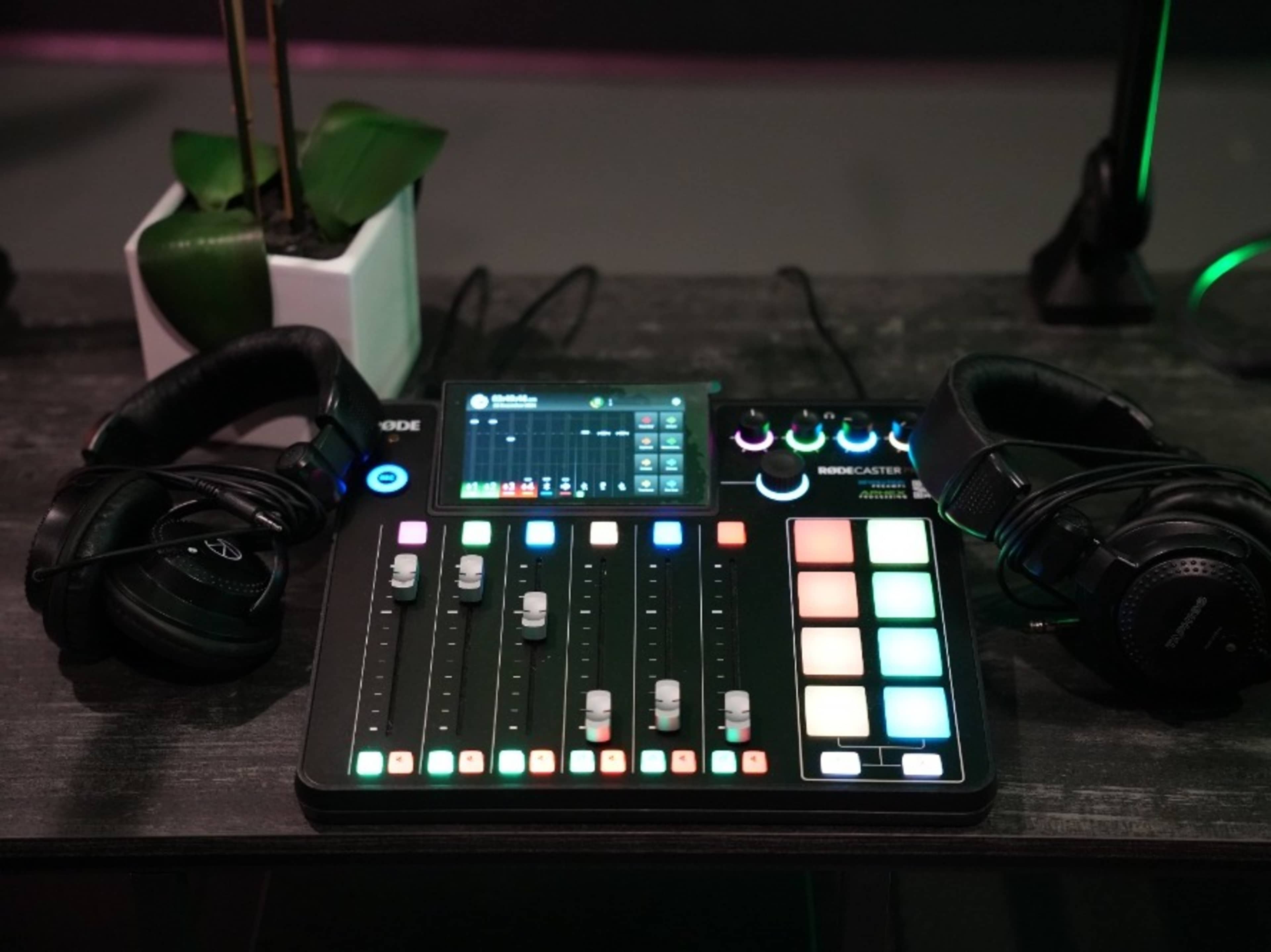 RØDECaster Pro II + Four Microphones