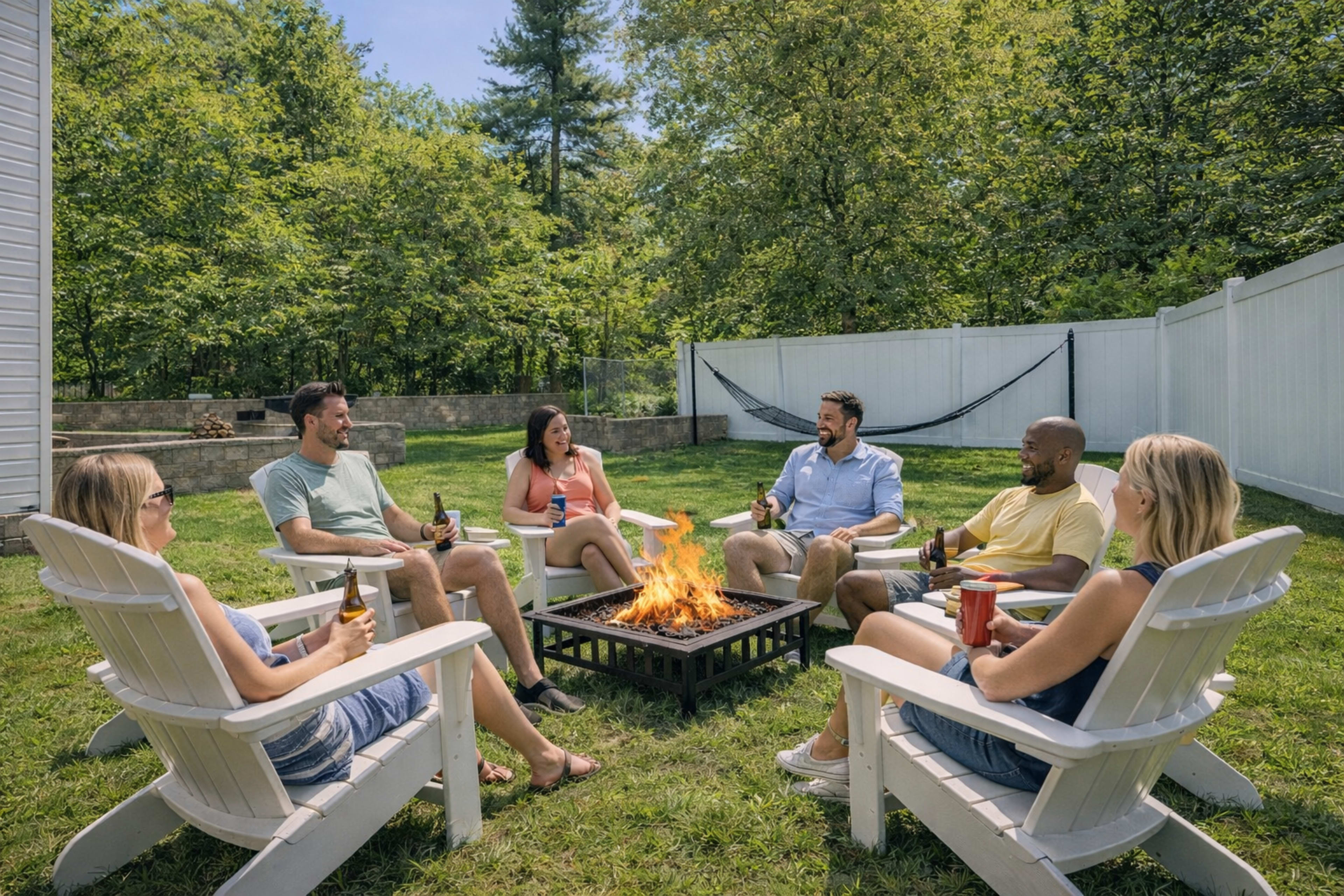 Luxury Villa with Hot Tub, 2 Fire Pits & Game Room Image in Stroud Township, East Stroudsburg, PA