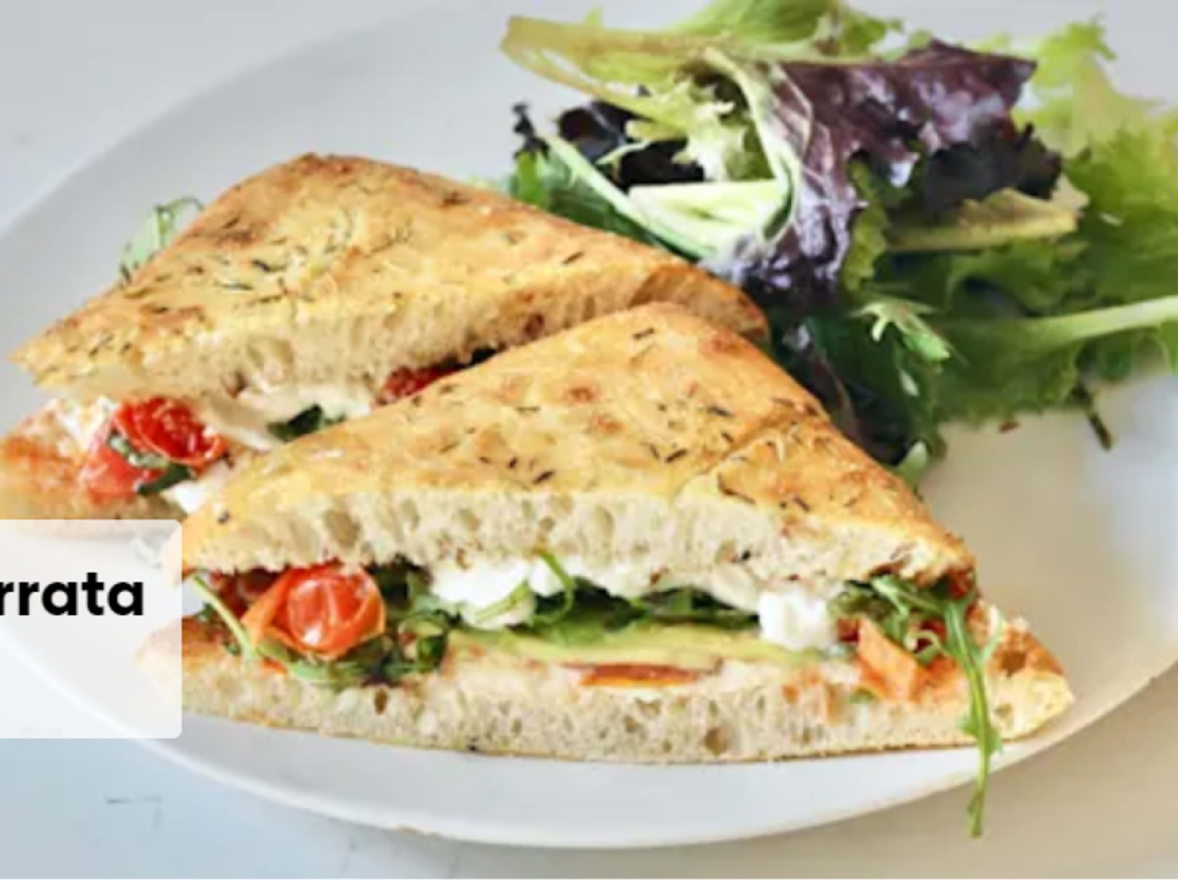 Avocado Burrata (vegetarian) -