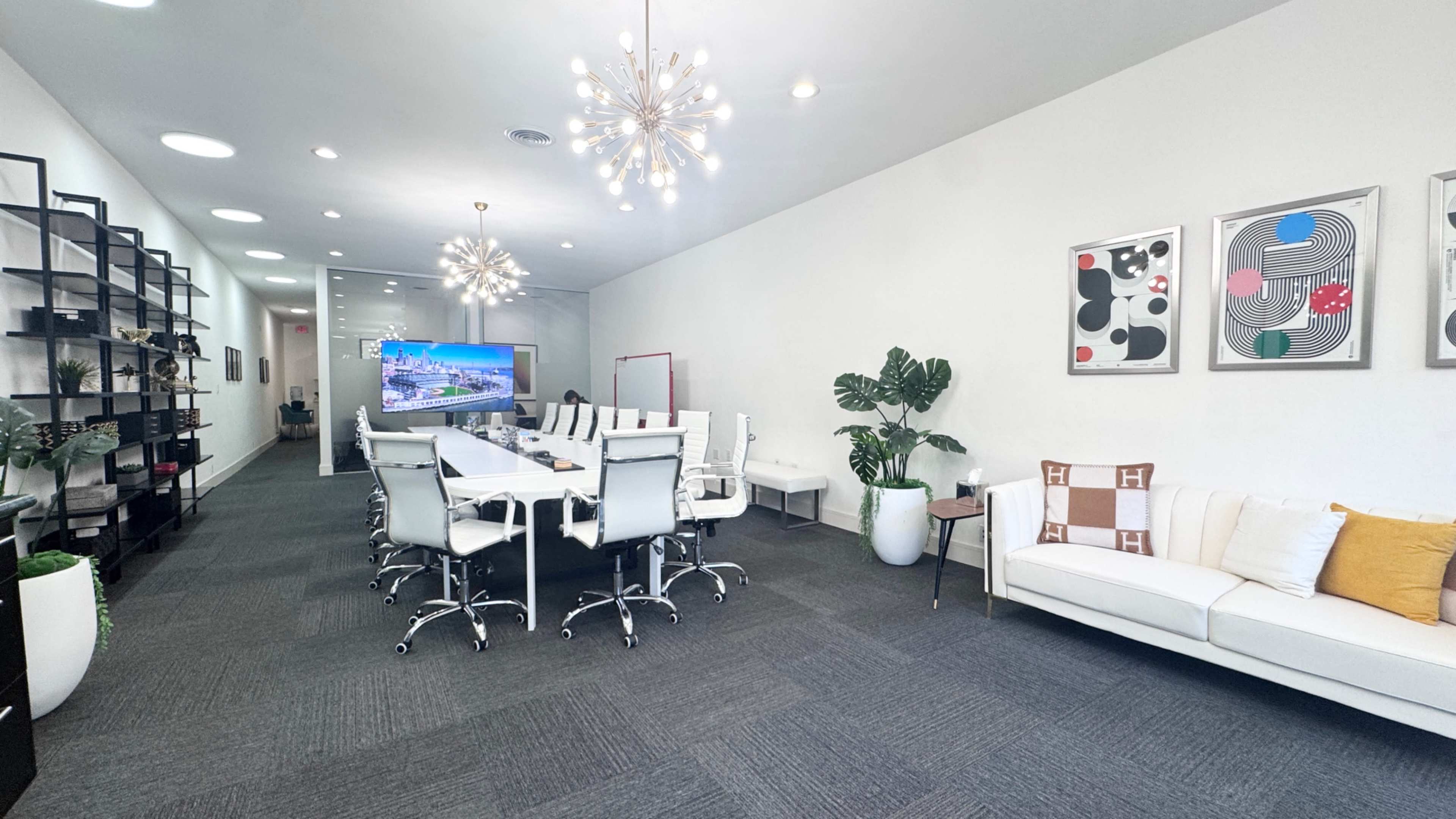 Large Conference room plus 2 Private offices with Smart video conferencing  in Downtown San Mateo great for off-site meetings Image in Central San Mateo, San Mateo, CA