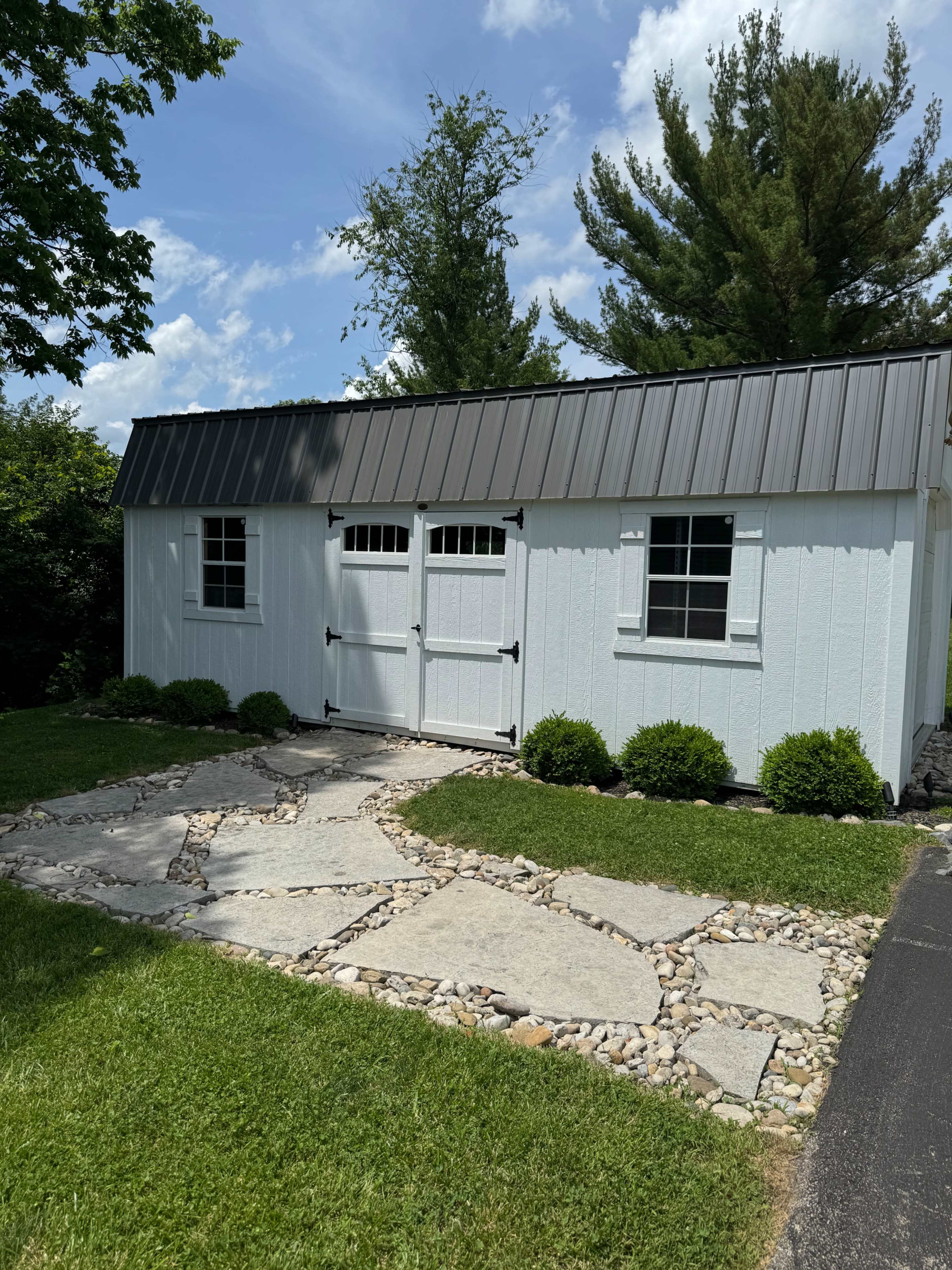 Beautiful modern farmhouse with amazing pool backyard space. Image in Colerain Township, Cincinnati, OH