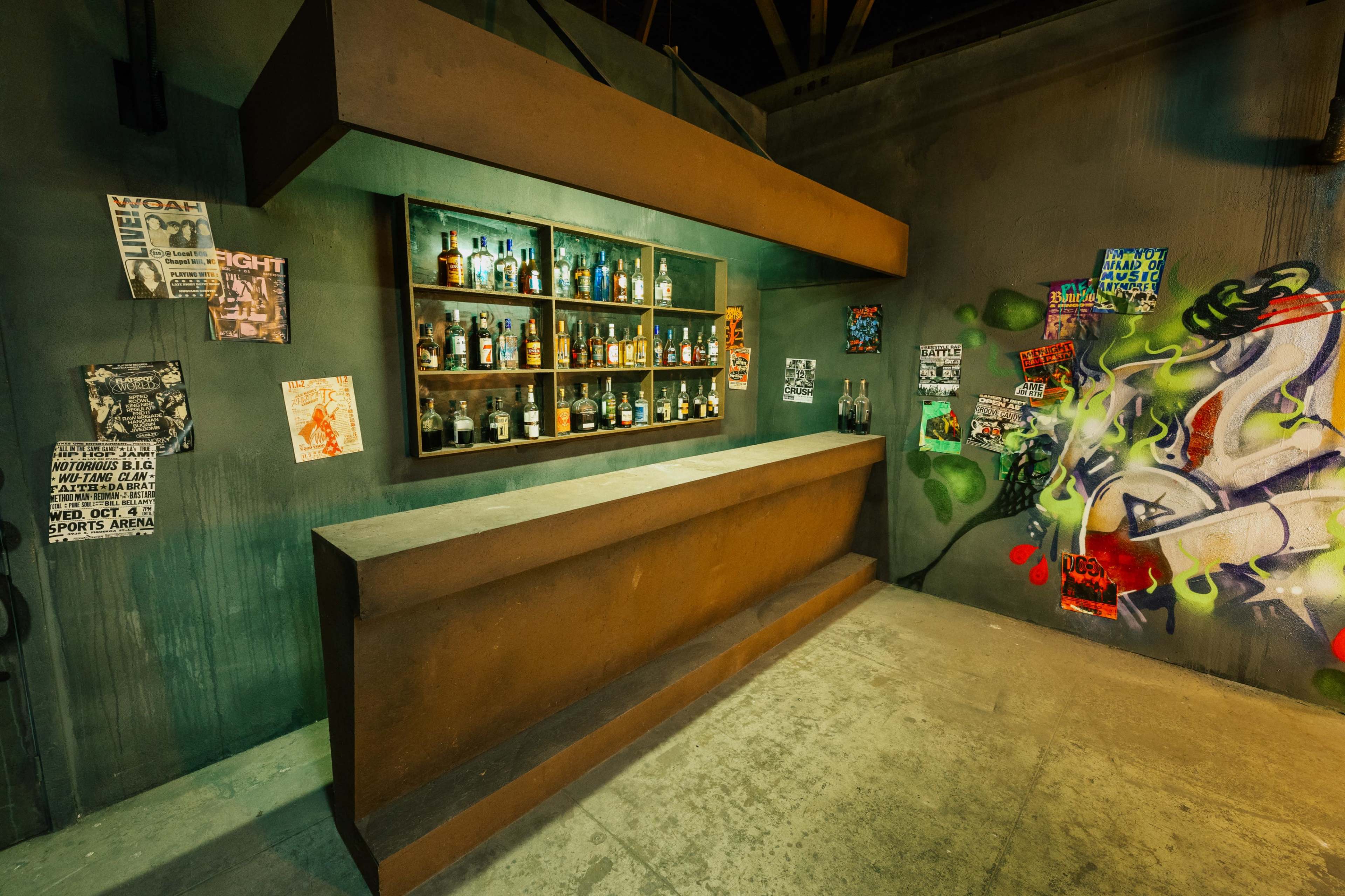 Warehouse Concert Venue + Greenroom & Grungy Bathroom Image in Vernon, Vernon, CA