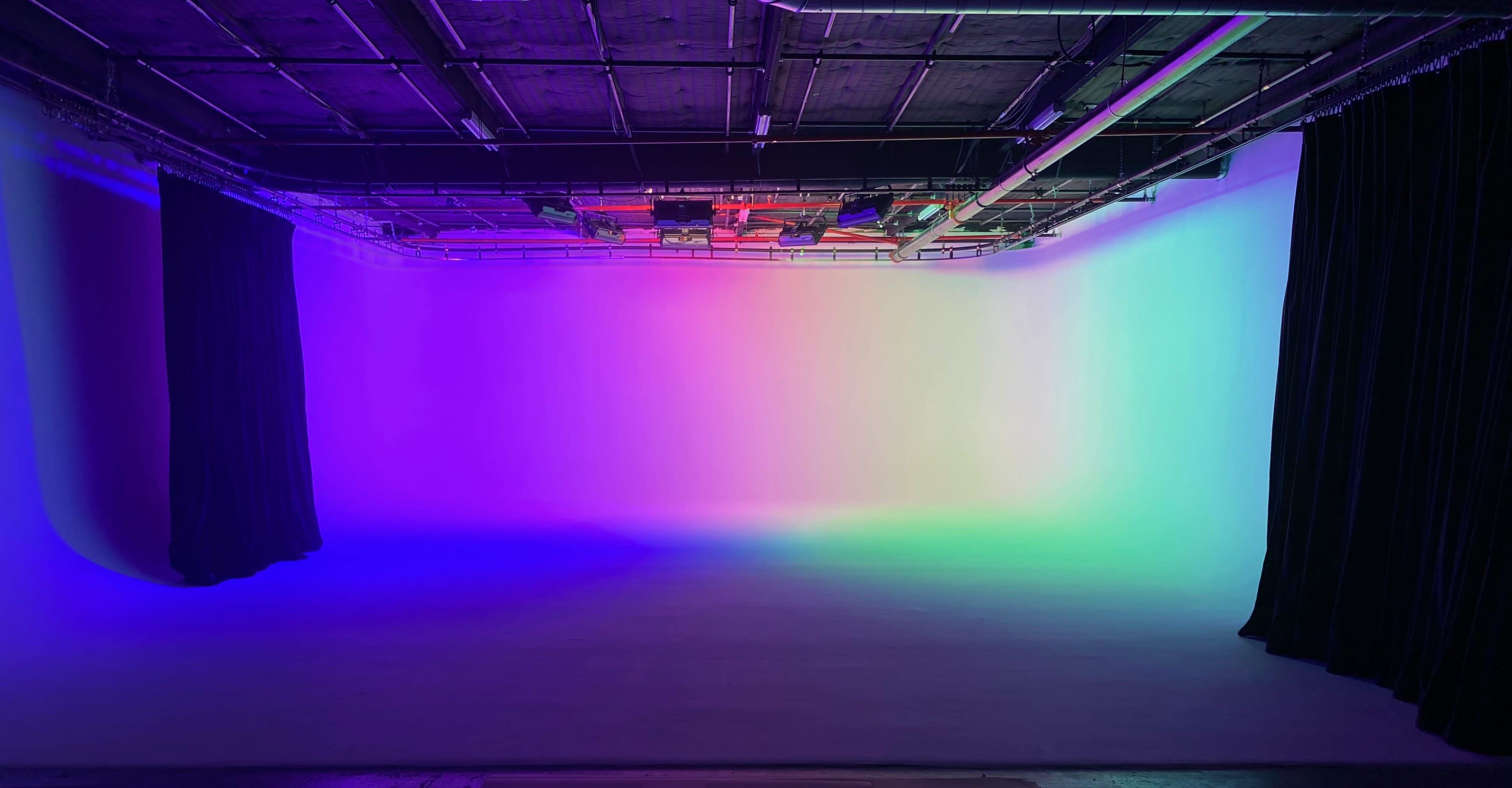 Large Photo/Video Cyc Wall Sound Stage Studio (RGB Pre-Lit) + Premium Amenities (Private Green Room, Conference Room, Production Office, Makeup/Wardrobe Room, Oversized Common Flex Area & More!) Image in Riverside Rancho, Glendale, CA