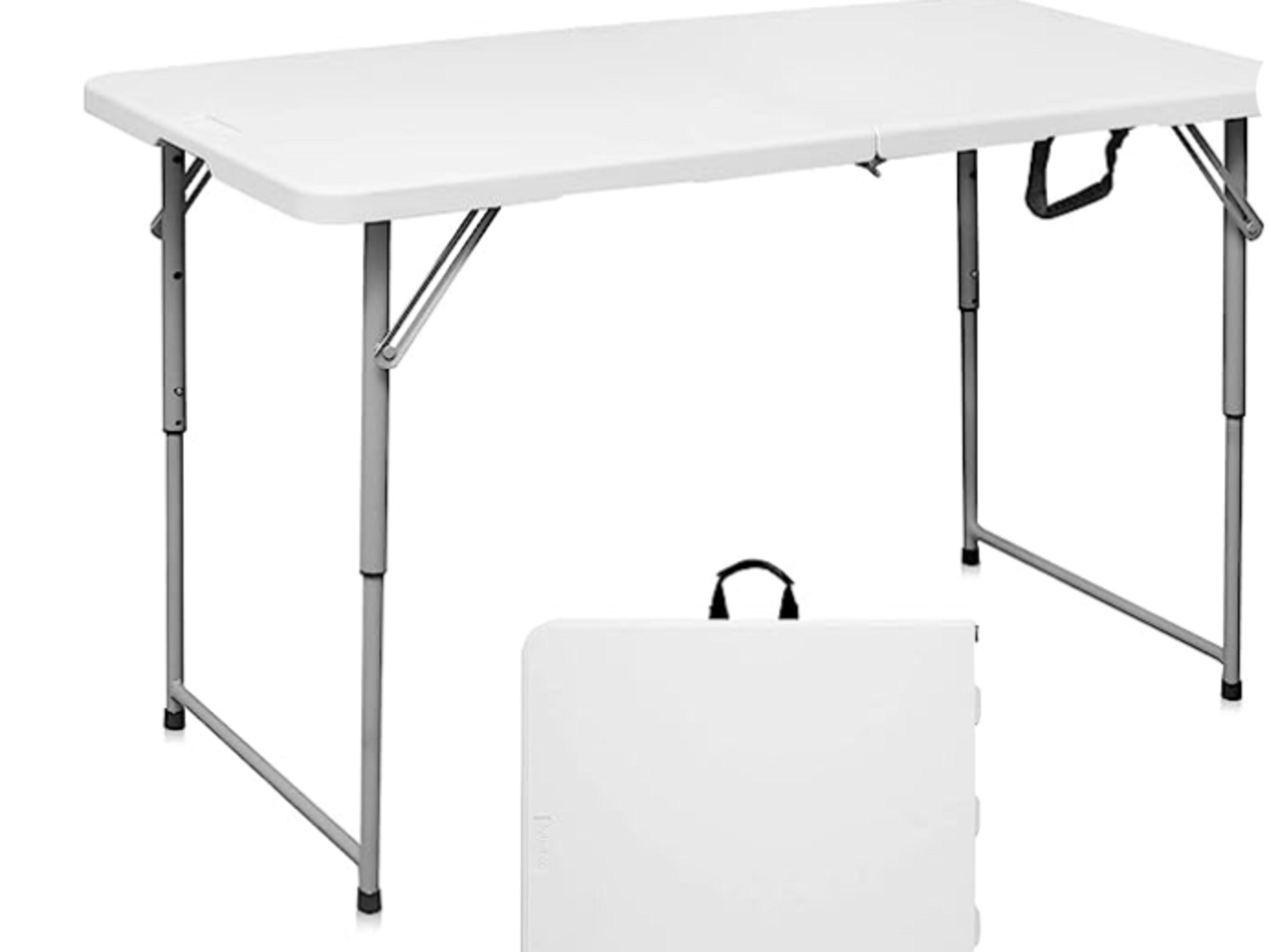 4ft White Folding Table