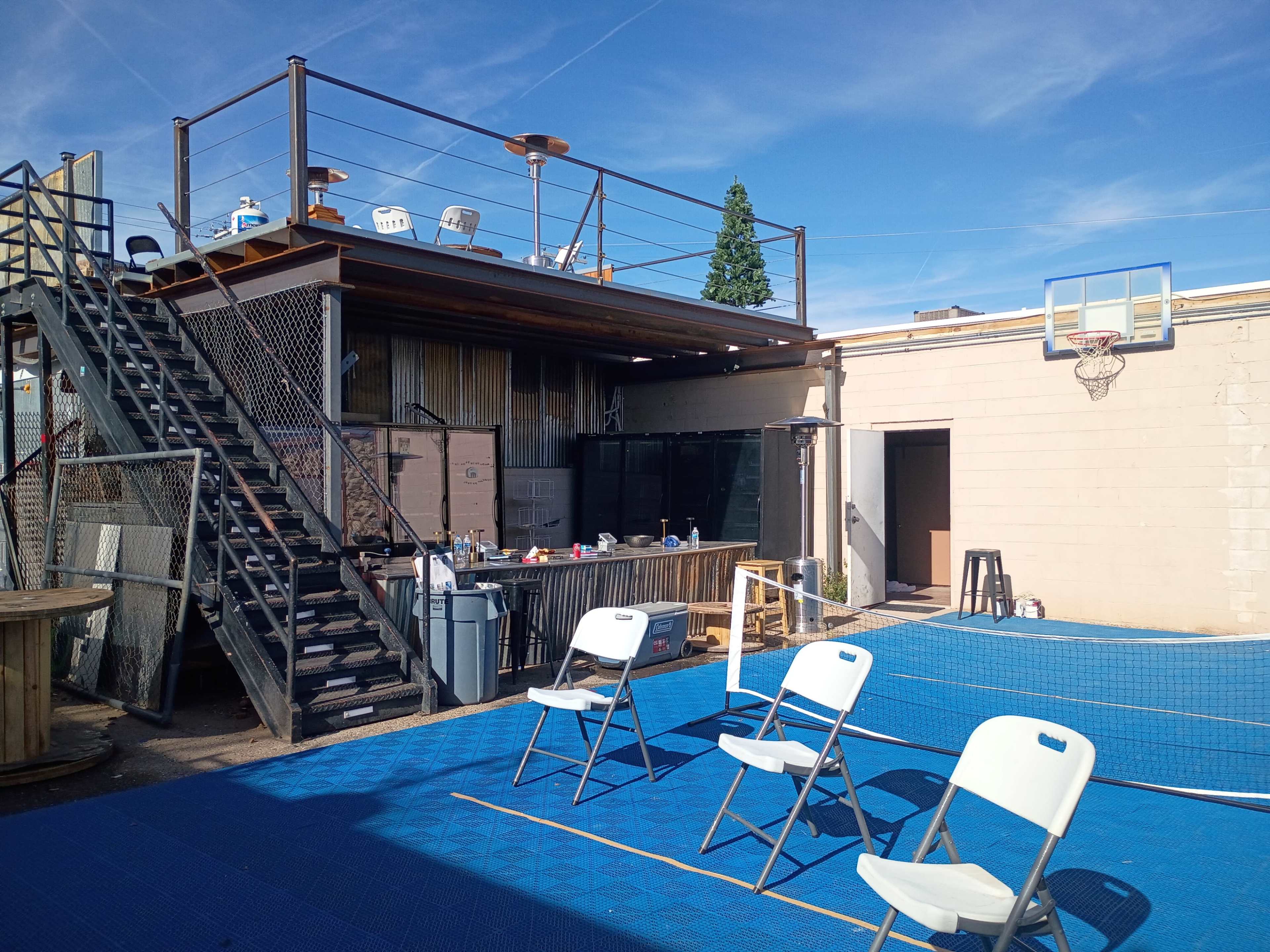 Industrial Graffiti Art Space with Skyline View Image in Trumbull Village, Albuquerque, NM