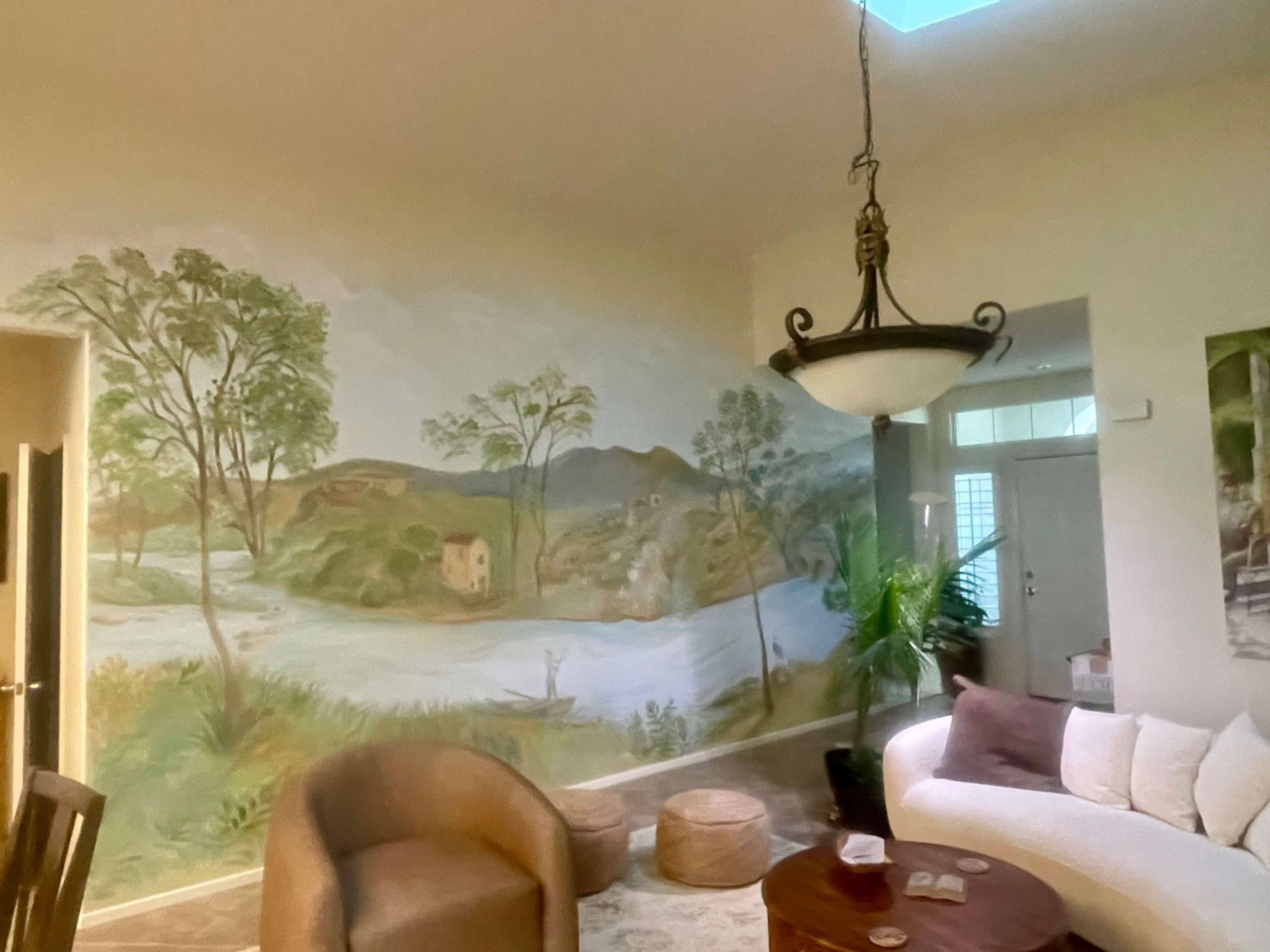 Suburban home with 42 foot living featuring skylights and a 20 foot mural Image in , Murrieta, CA