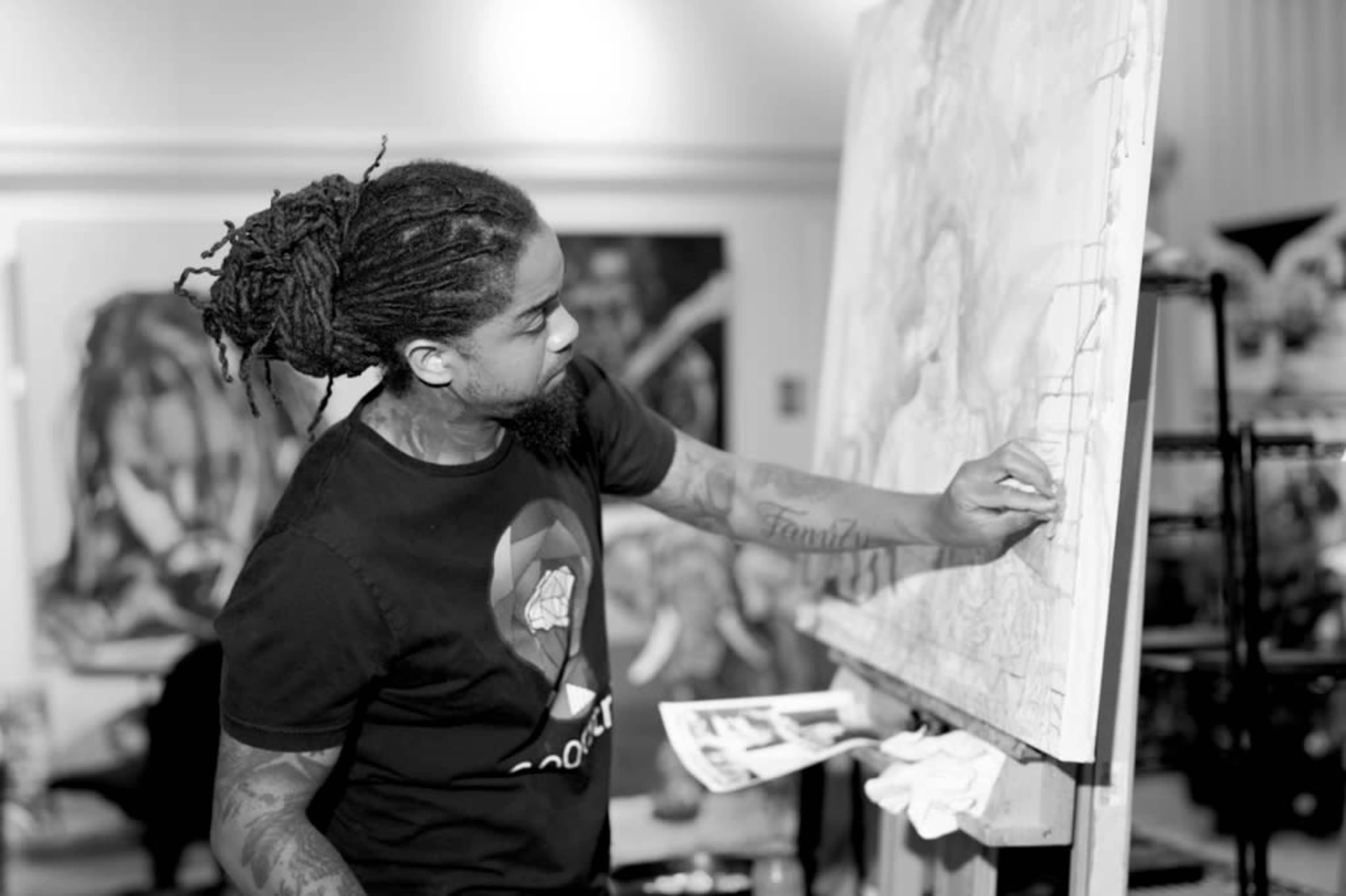 Live painting performance