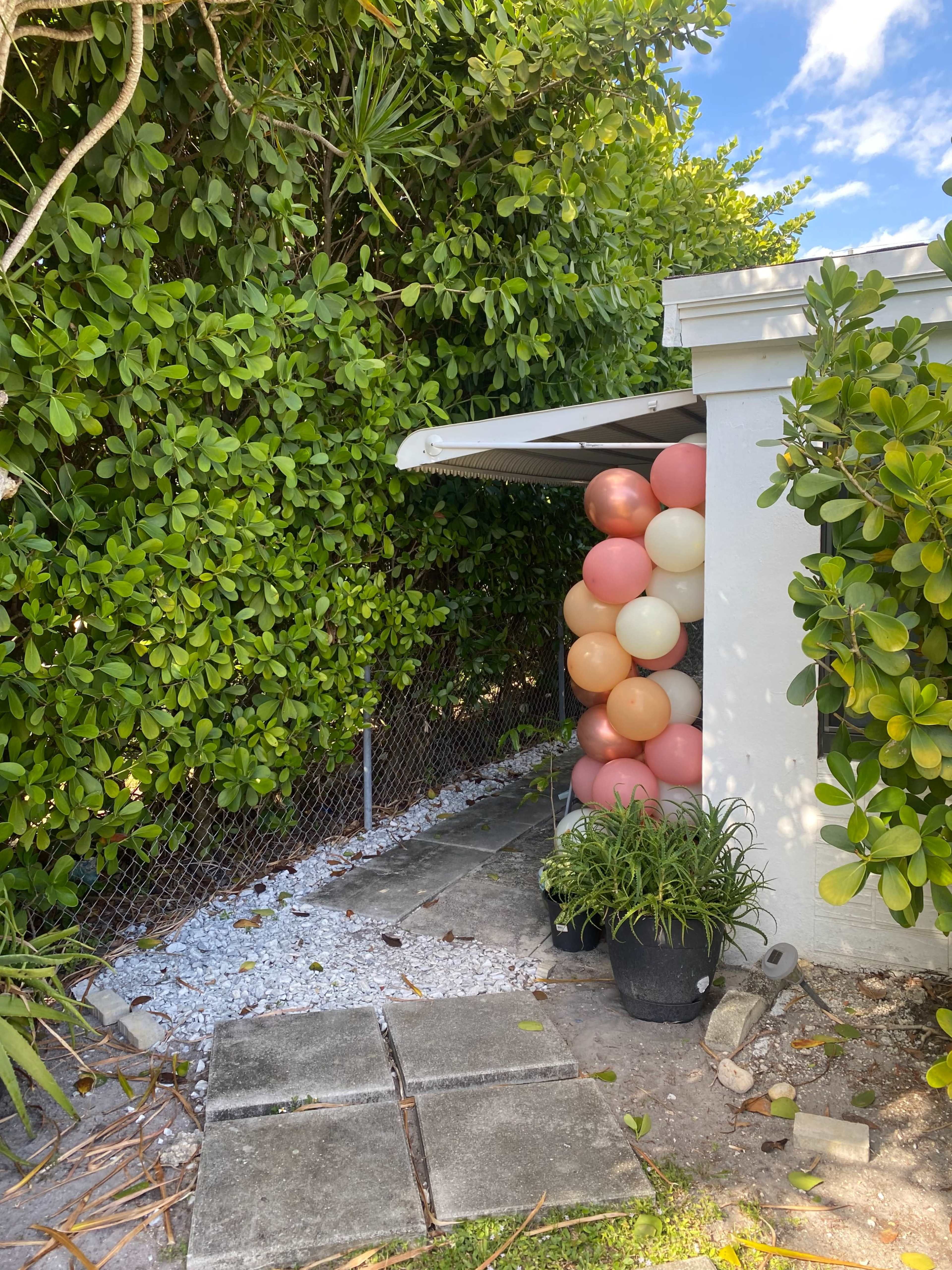 MidCentury Rustic Private Backyard and Studio - Small Gathering Space Image in North Miami Beach, North Miami Beach, FL
