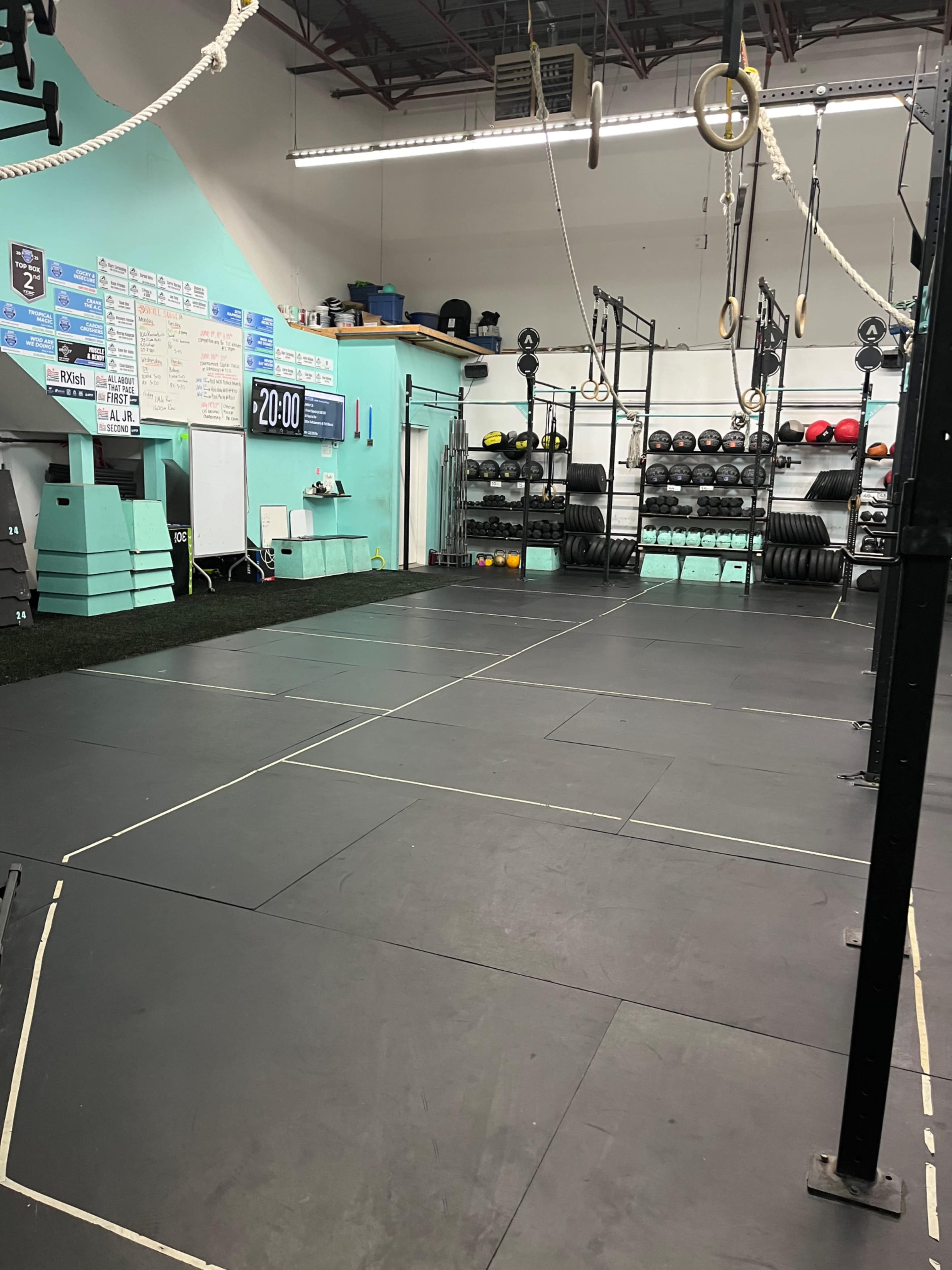 Cloverdale CrossFit gym with front cafe Image in Cloverdale, Surrey, BC