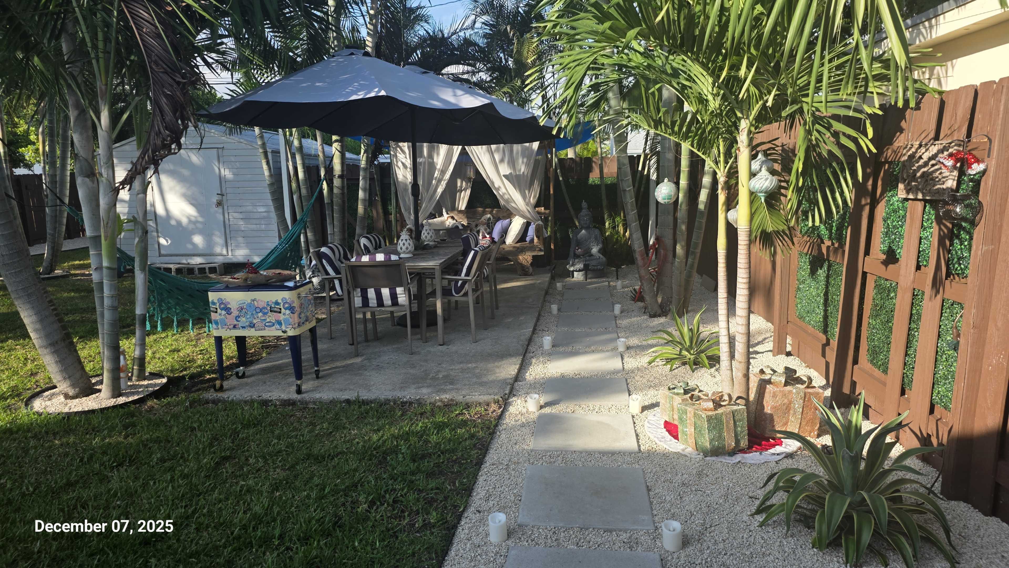 Magical Balinese Resort w/ Palms, Mood Lighting & Multiple Zen Lounge Areas Image in North Central, Hollywood, FL