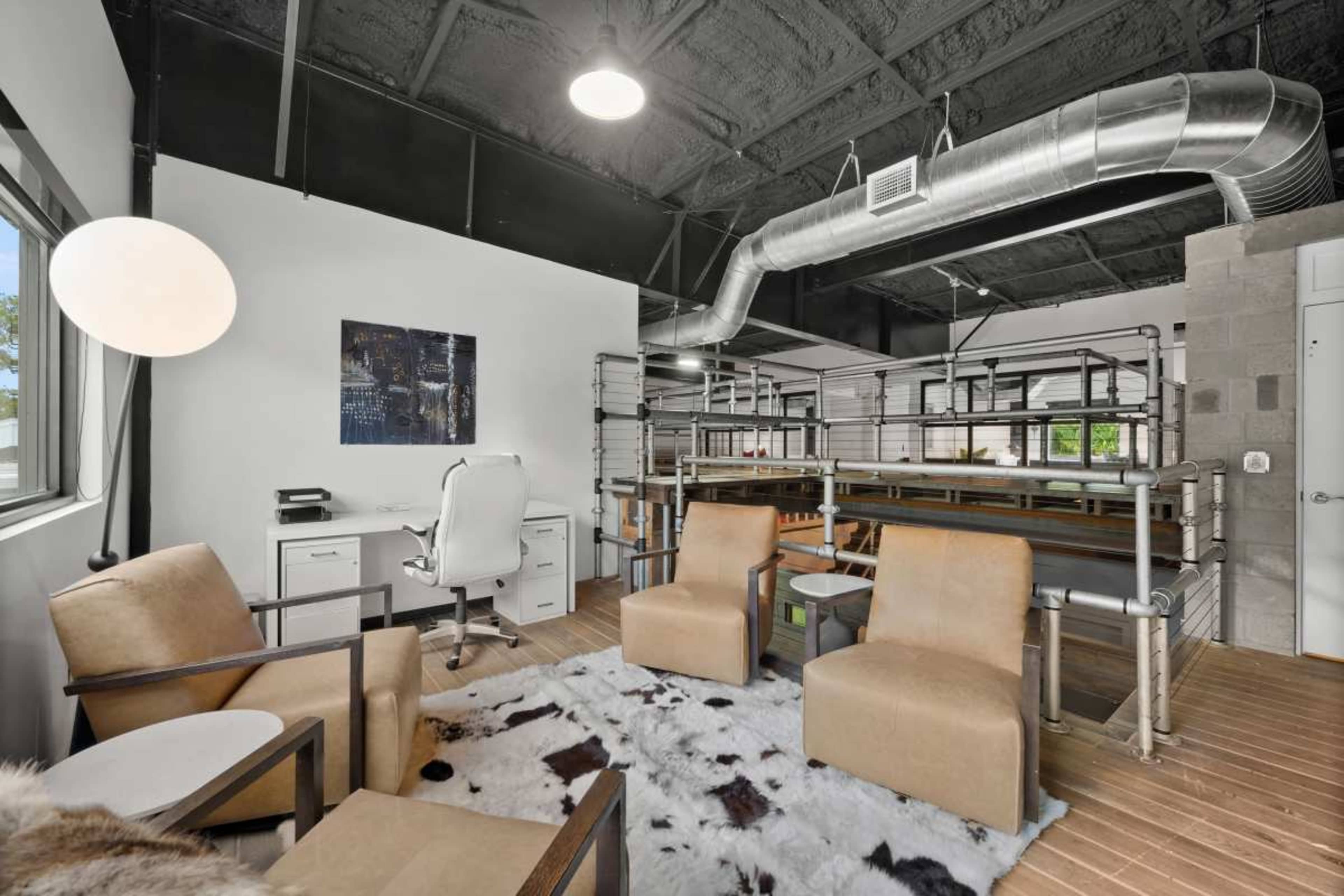 2.5-Acre Estate w/ Cinema, Gym, Pool, Pickle Ball, Hot Tub, Cat Walk, Pool Table - Industrial Modern Aesthetic Image in Urban Estates, Naples, FL