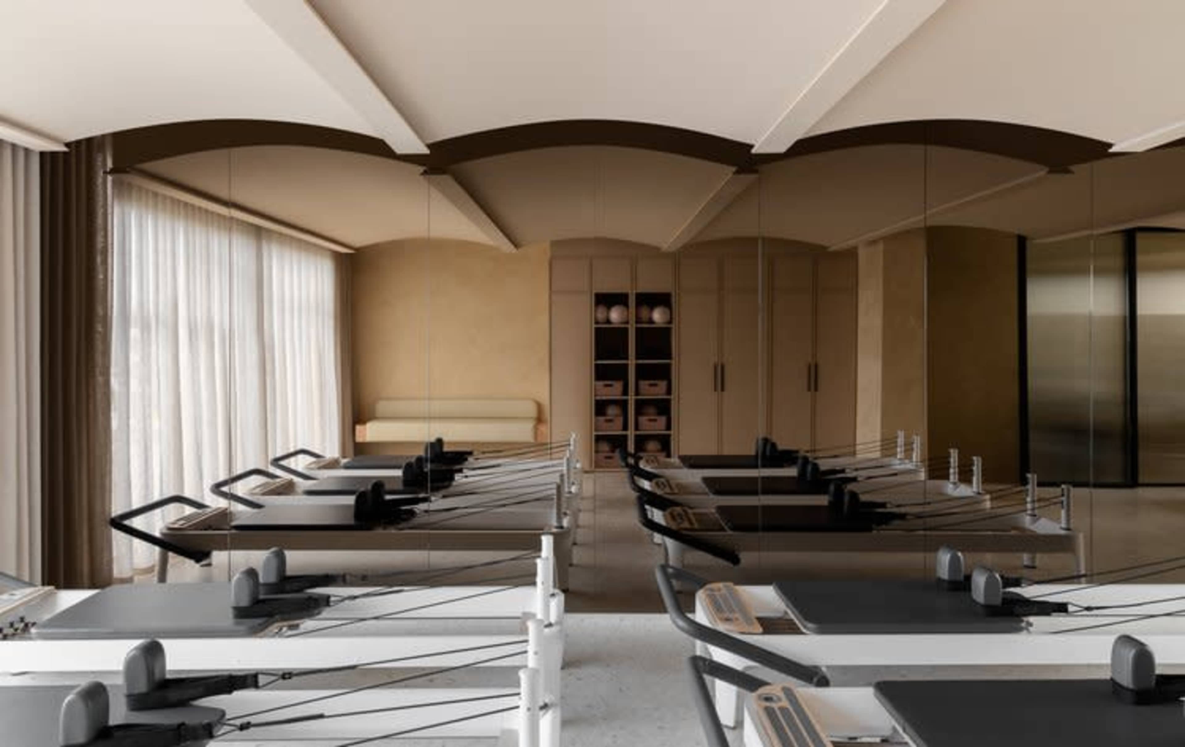 Award-Winning Designed Pilates/Yoga Studio with Stone Accents & Flowing Light Image in Aberfeldie, Aberfeldie, VIC