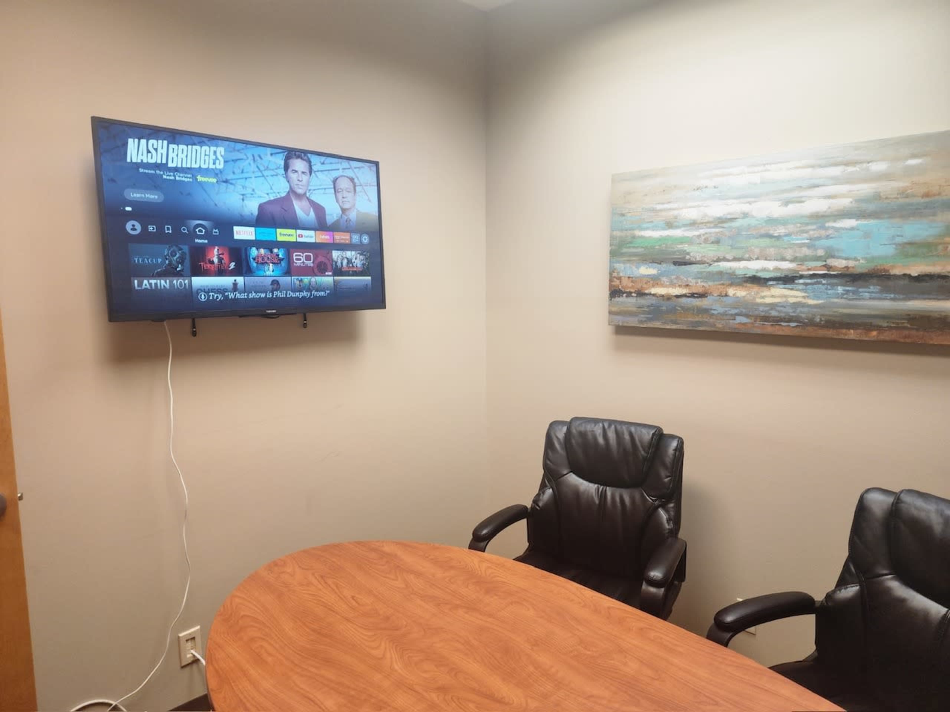 Small Conference Room in a shared coworking space in Chesterfield, MO. Image in Chesterfield Township, Chesterfield, MO