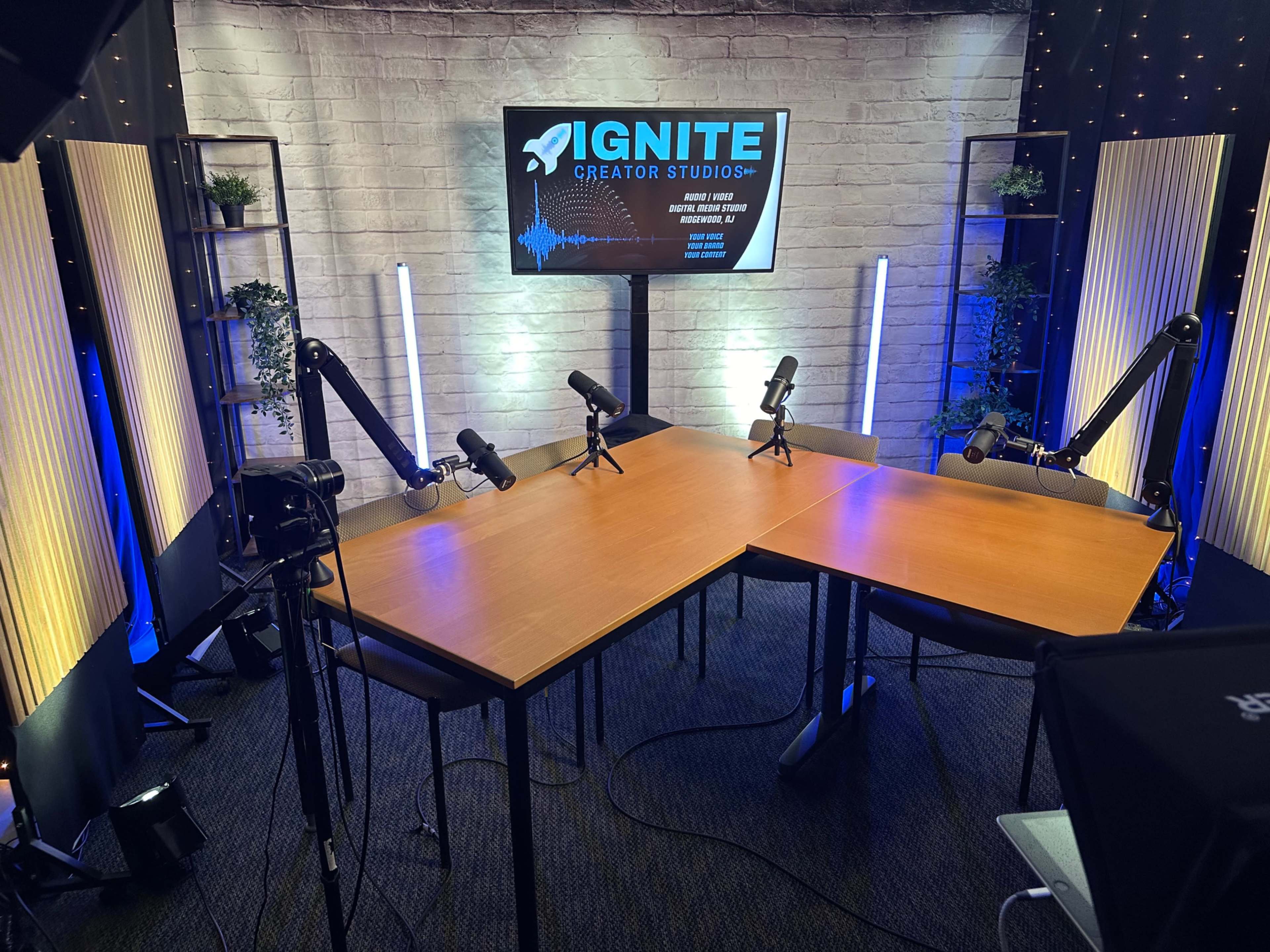 4K video and audio podcast space in beautiful downtown Ridgewood NJ Image in Ridgewood, Ridgewood, NJ