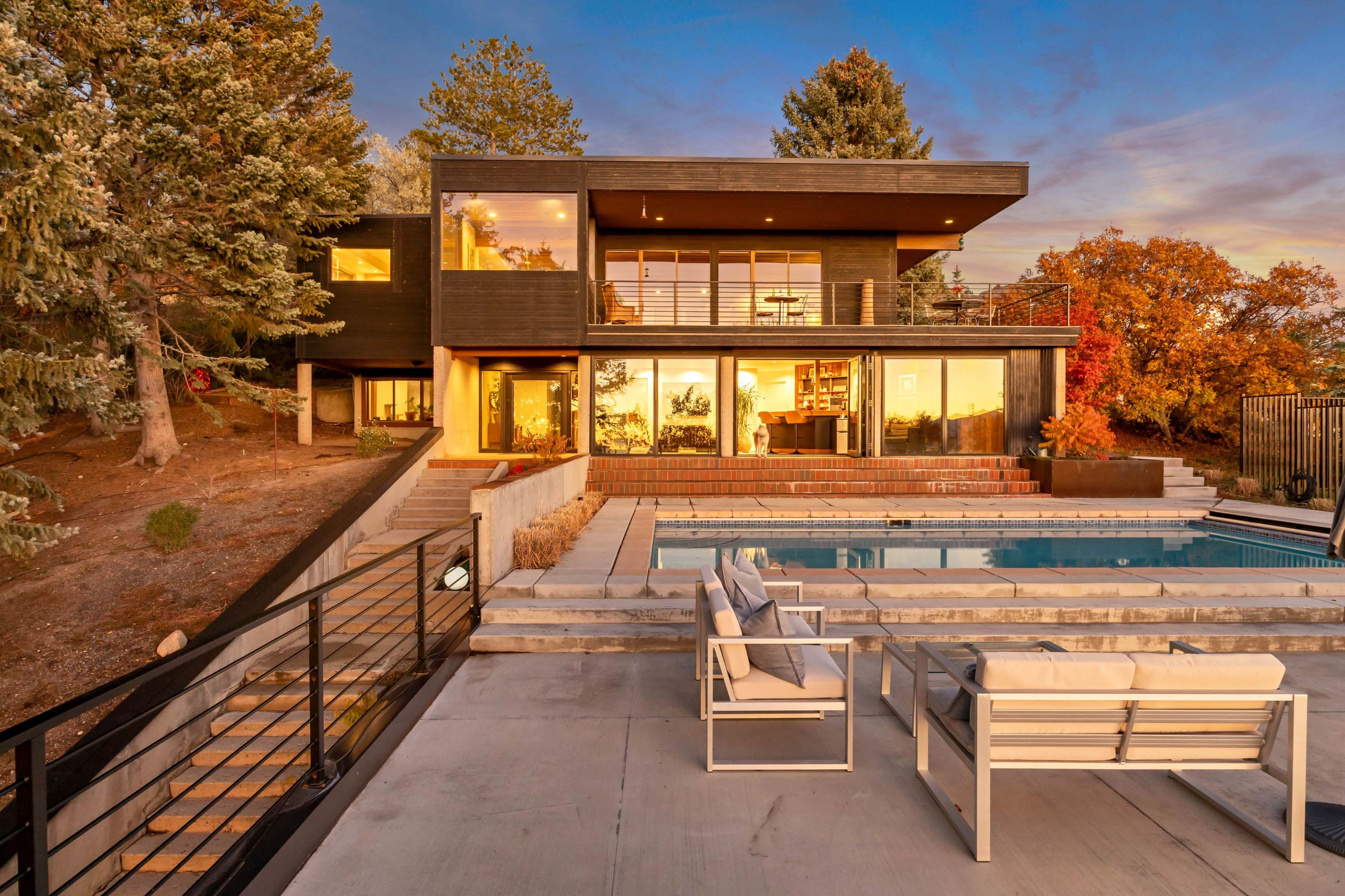 The LOOKOUT: Mid-Century  with Skyline Views + Pool + Hot-tub + Bar Image in The Avenues, Salt Lake City, UT