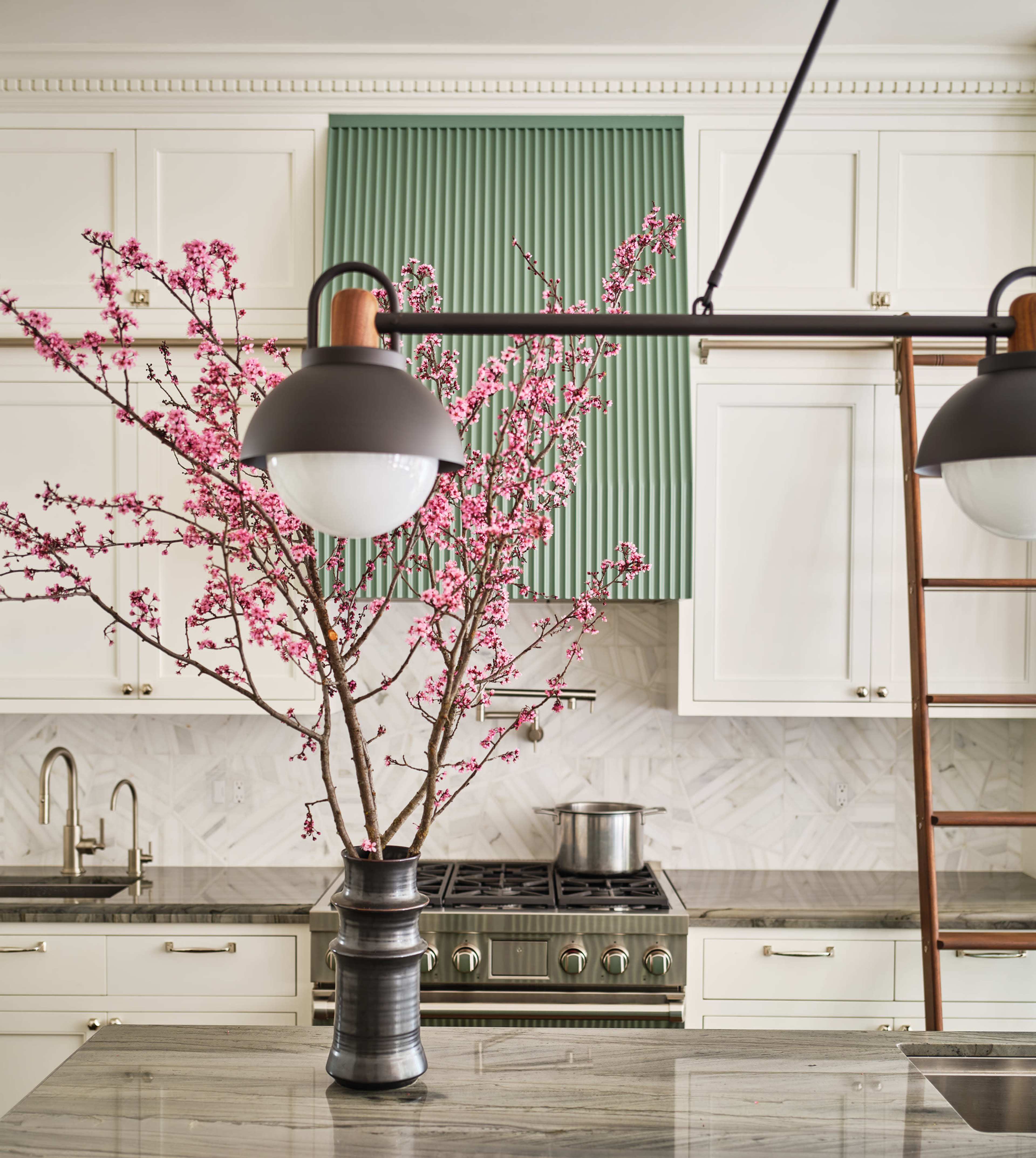 Light-Filled Remodeled Transitional Kitchen in Victorian Home Image in Pacific Heights, San Francisco, CA