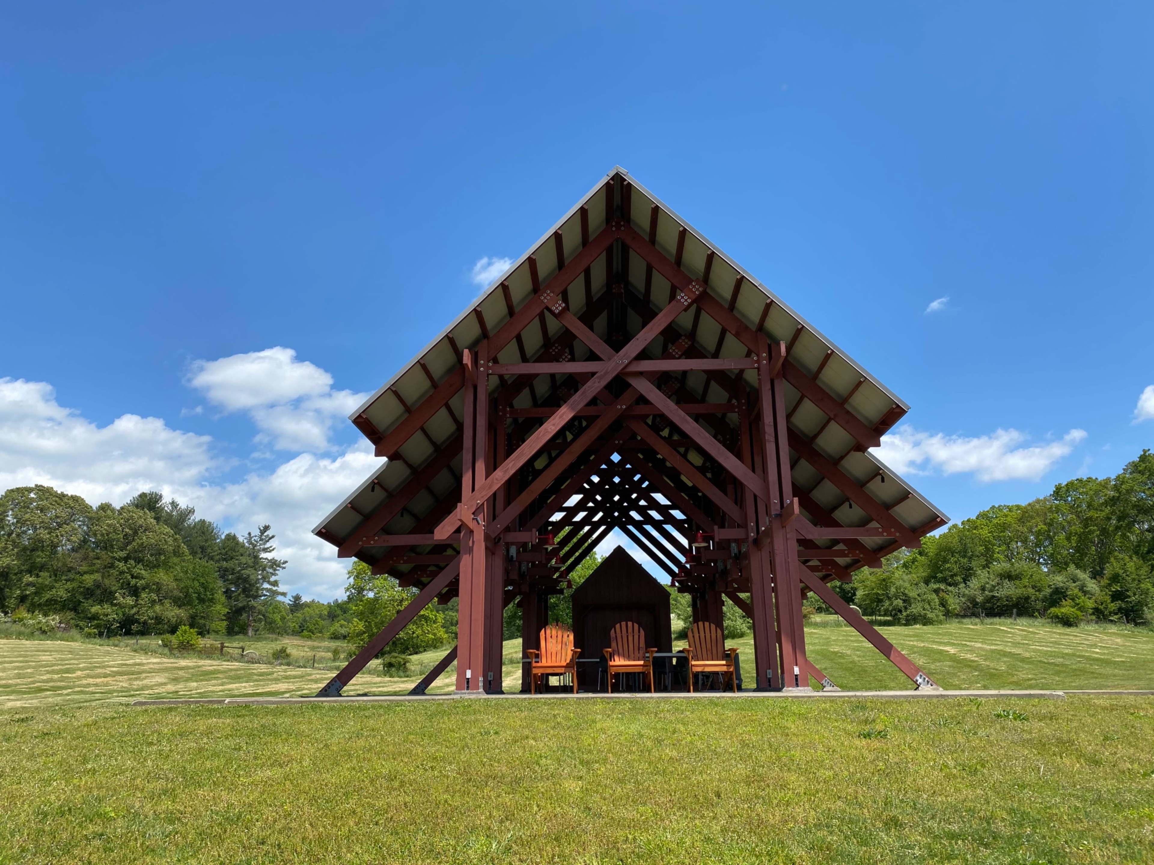Private Luxurious Mountain Home on Large Farm with Pavillion Image in , Hendersonville, NC