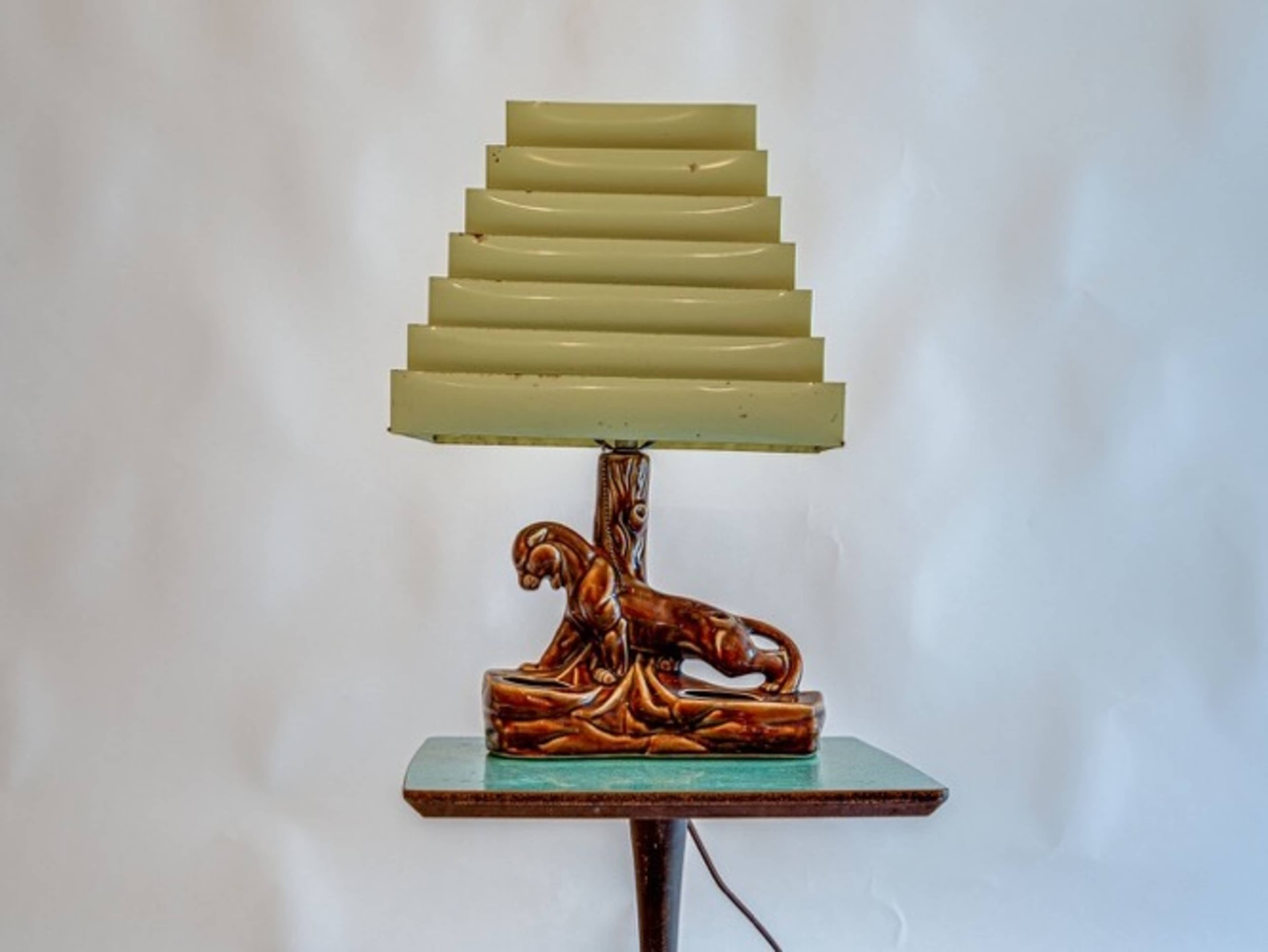 Mid-Century cougar lamp