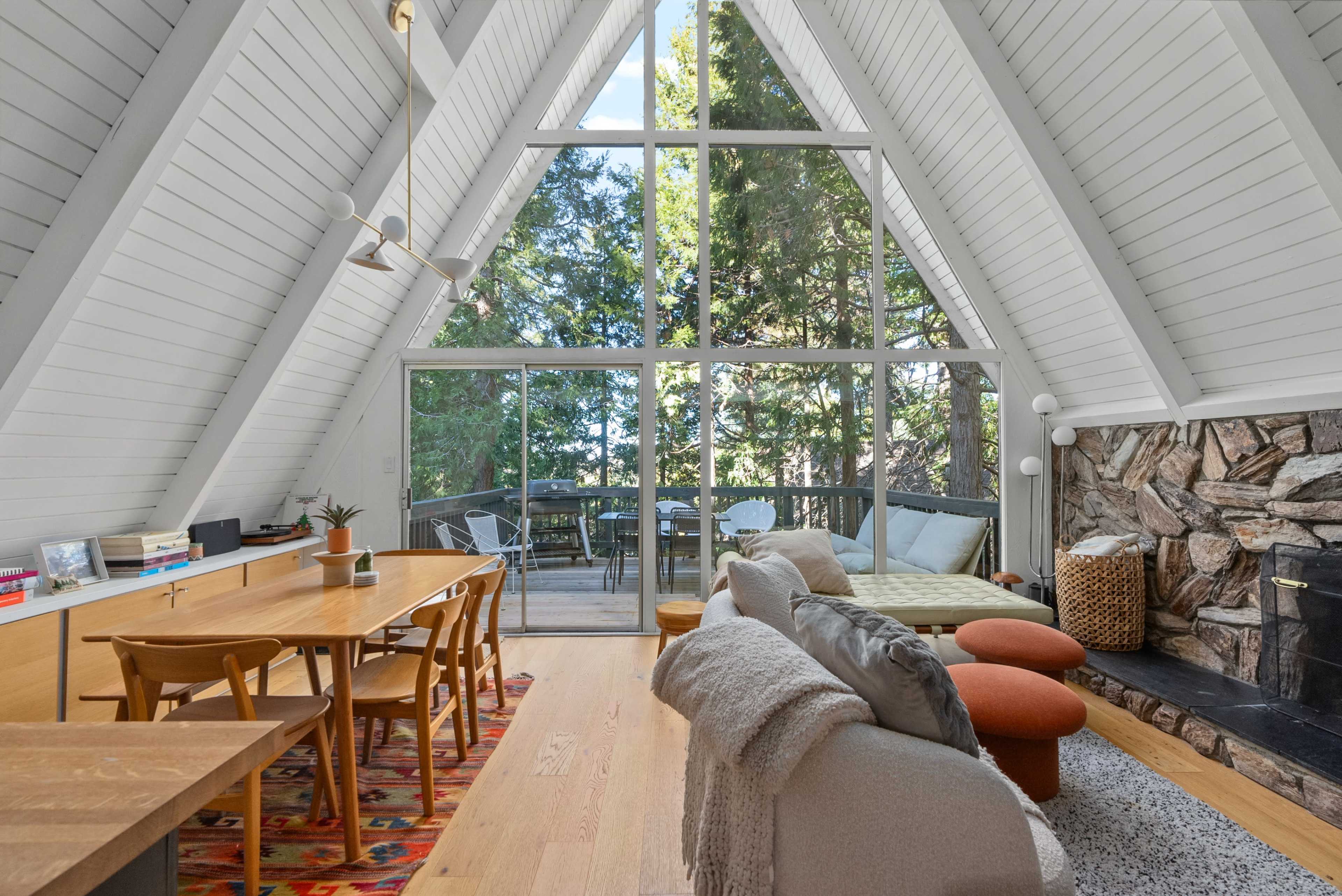 Luxury Modern A-Frame in a Serene Setting Image in Lake Arrowhead, Lake Arrowhead, CA
