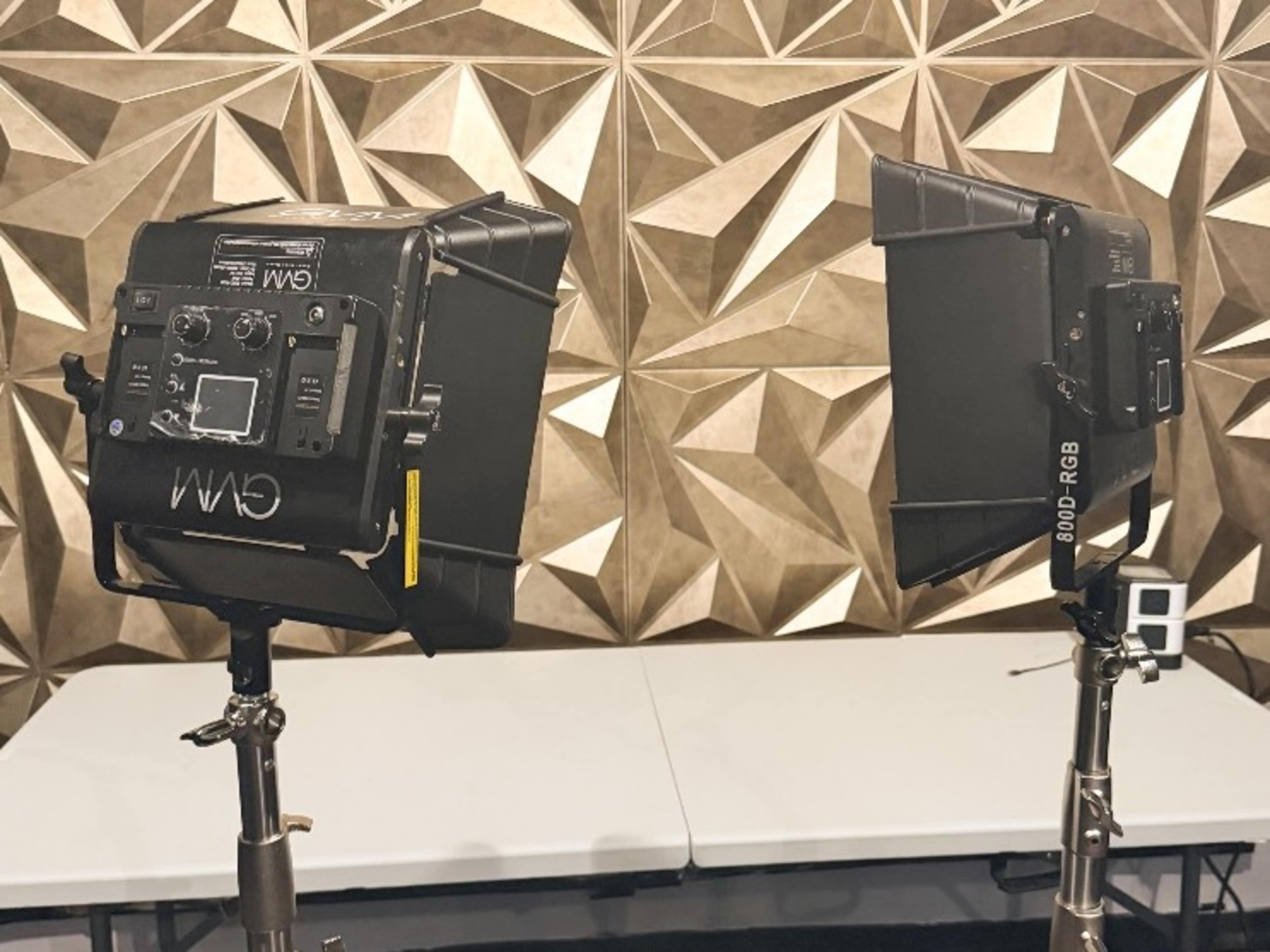 GVM Continuous LED Lighting Setup 