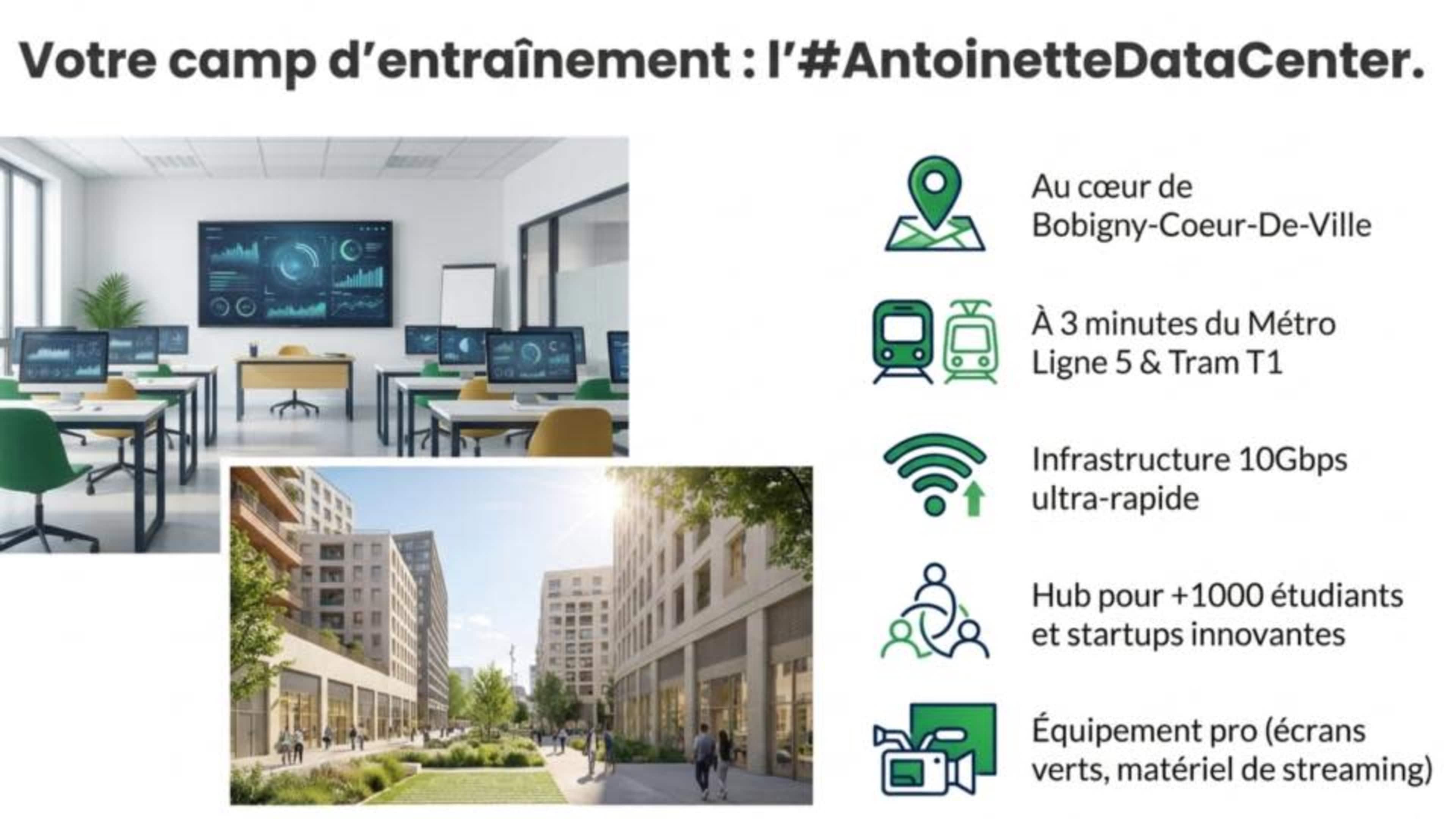 High-end digital classrooms Image in , Bobigny