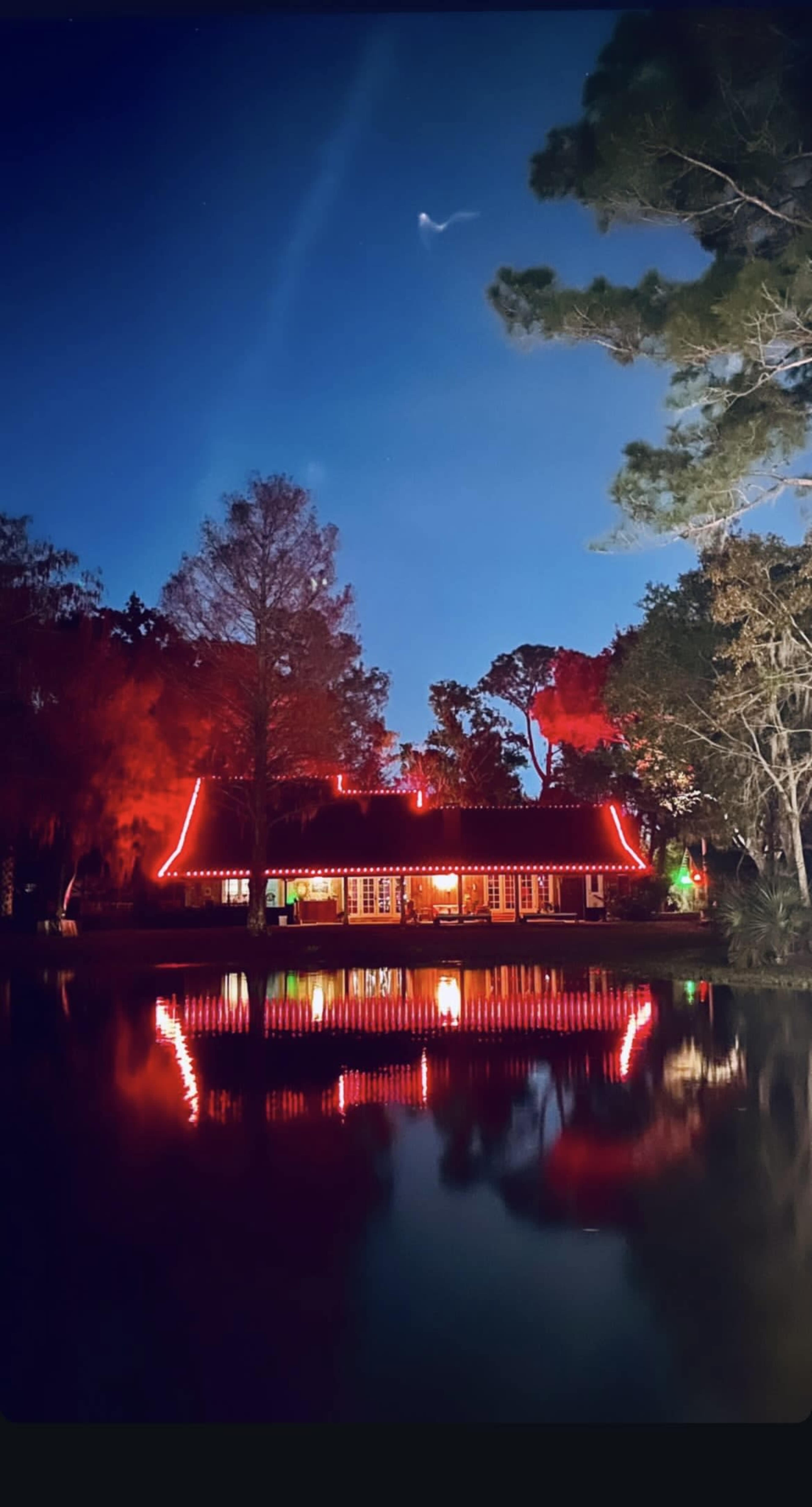 Rustic Lakefront Home with Barn,  Porch, Pool and Dock Image in Lake Mary, Lake Mary, FL