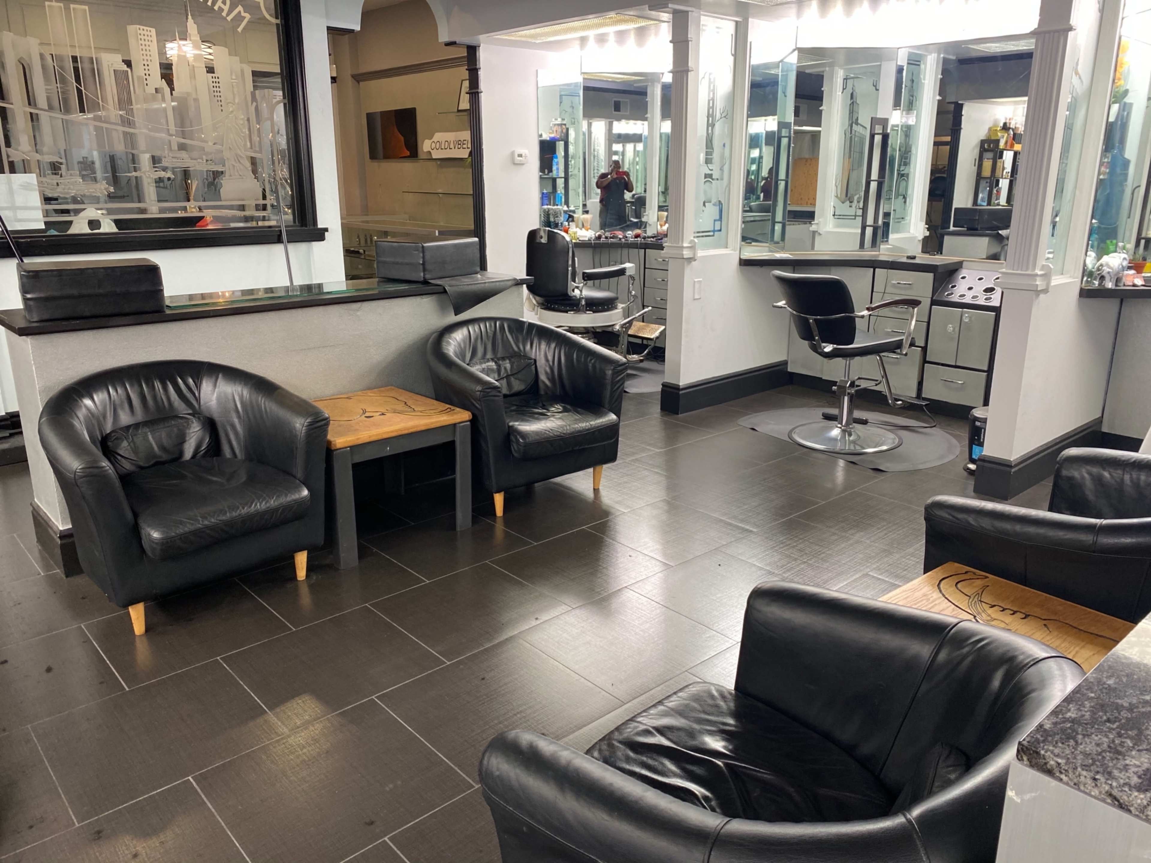 Downtown Riversides Main Street Prime Barbershop & design Studio. Image in Downtown Riverside, Riverside, CA
