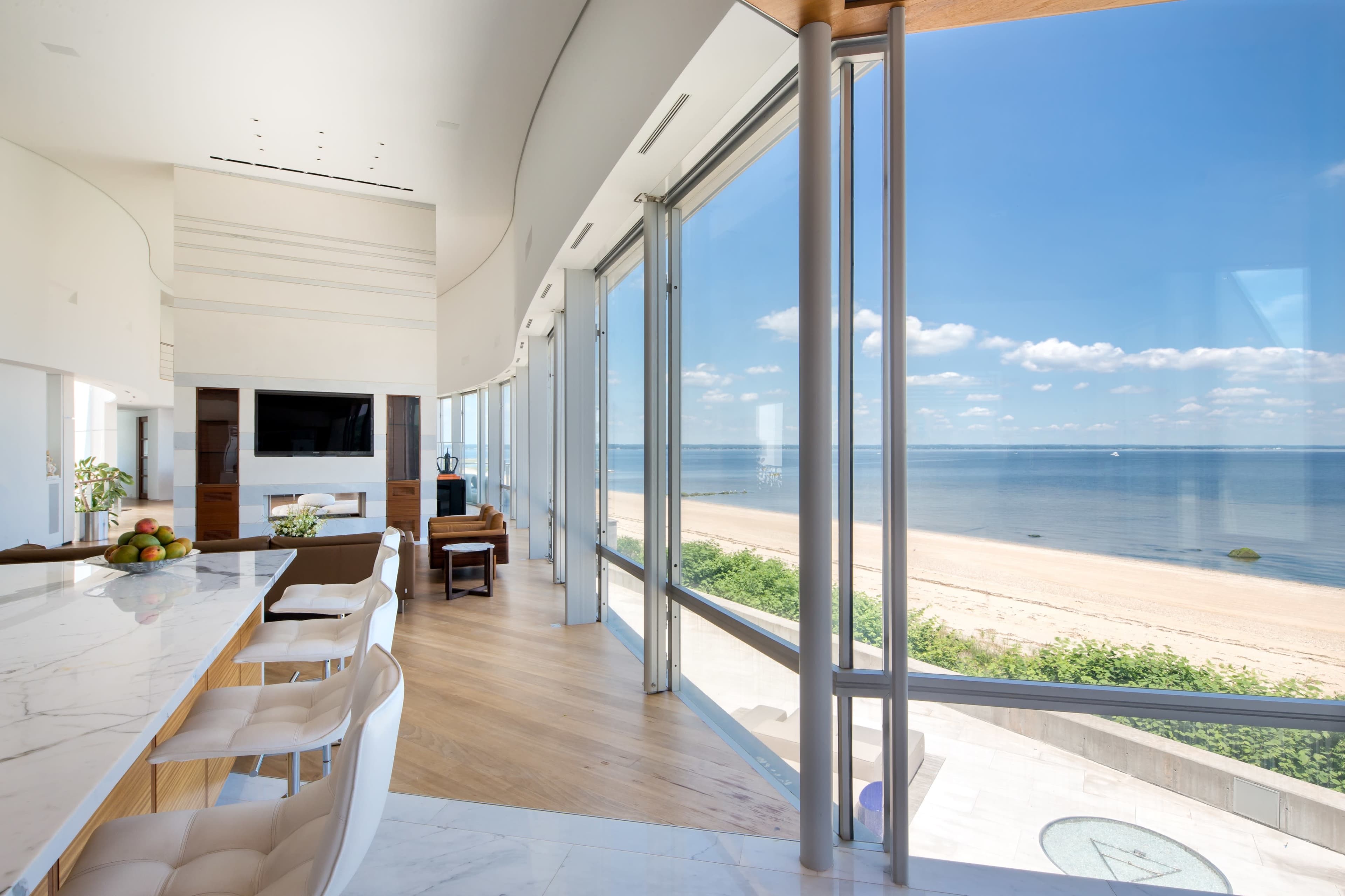 Waterfront Paradise with 300' Of Sandy Beach Image in North Hempstead, Sands Point, NY