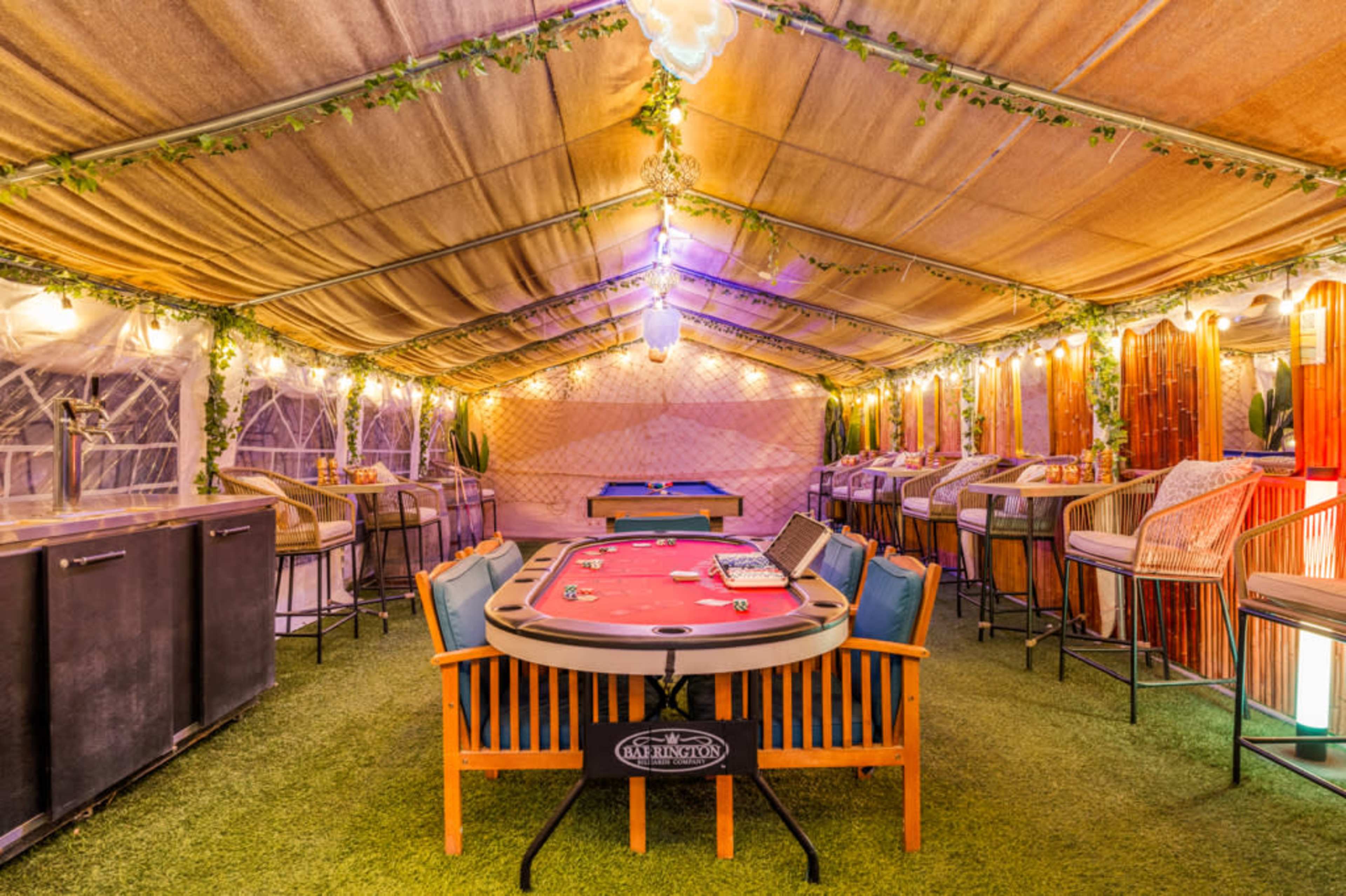 Pool table or poker table