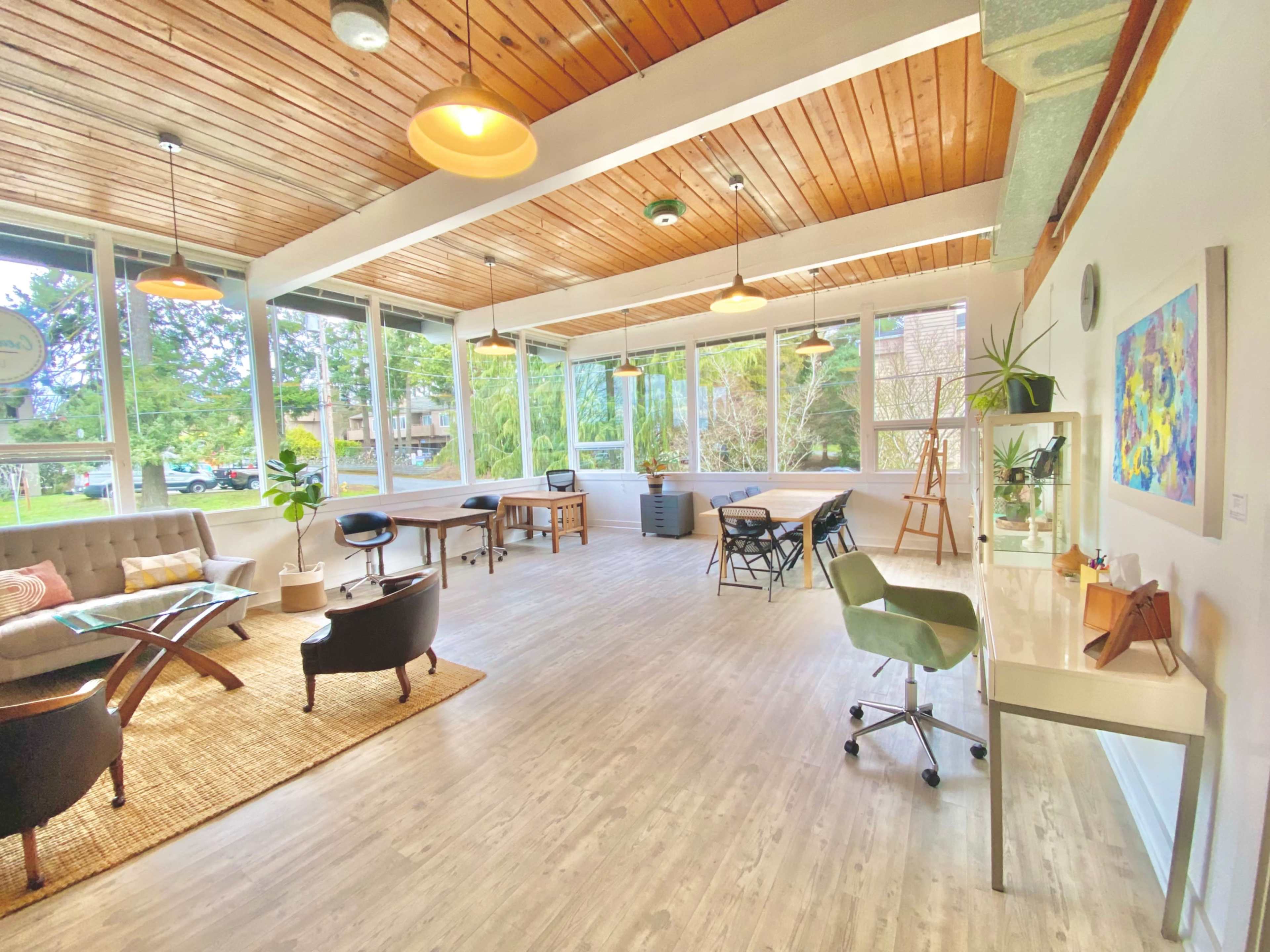 Light filled studio space with treehouse view Image in North City, Shoreline, WA