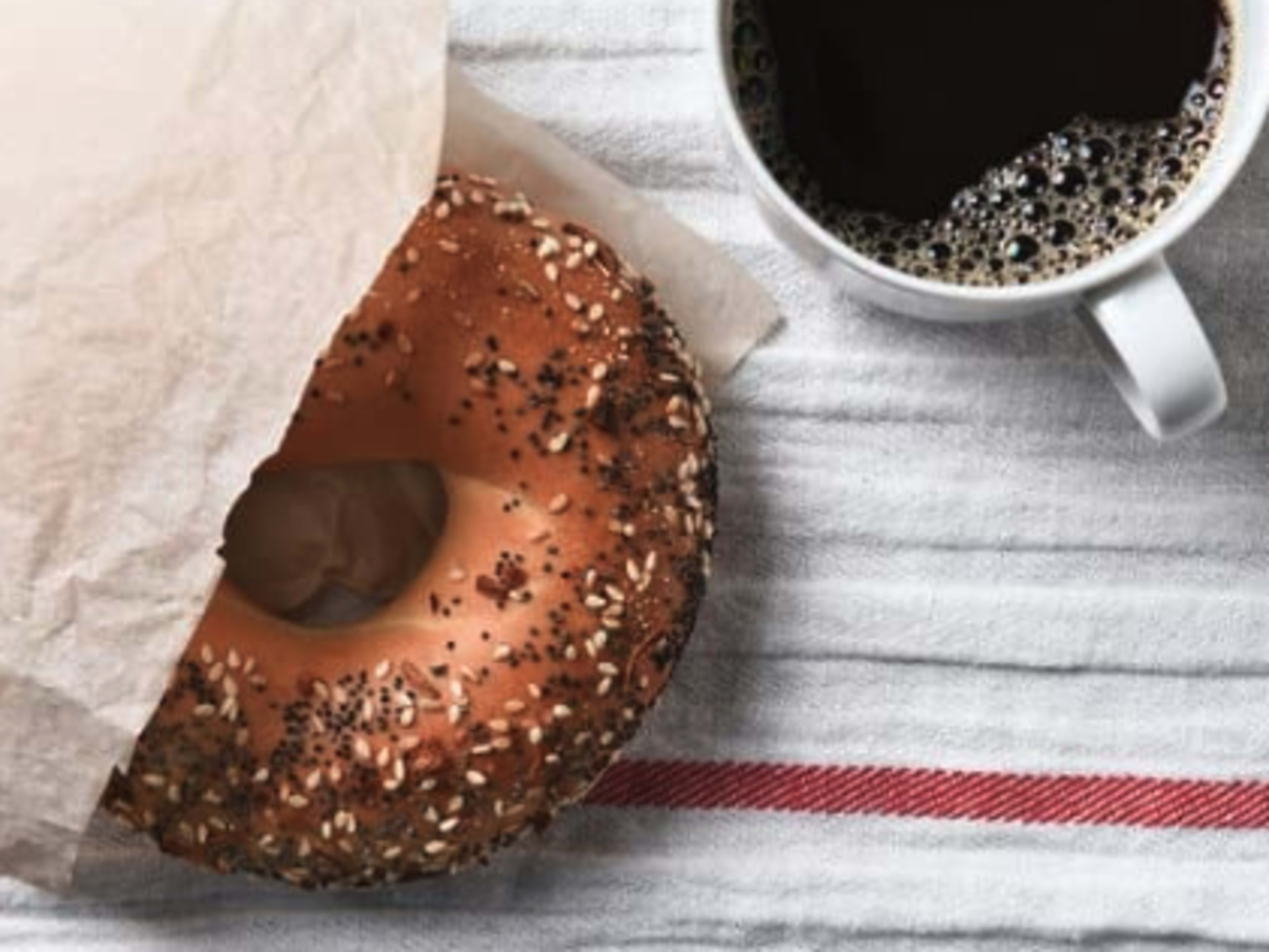 Coffee + Bagel  Service (Up to 12 ppl)