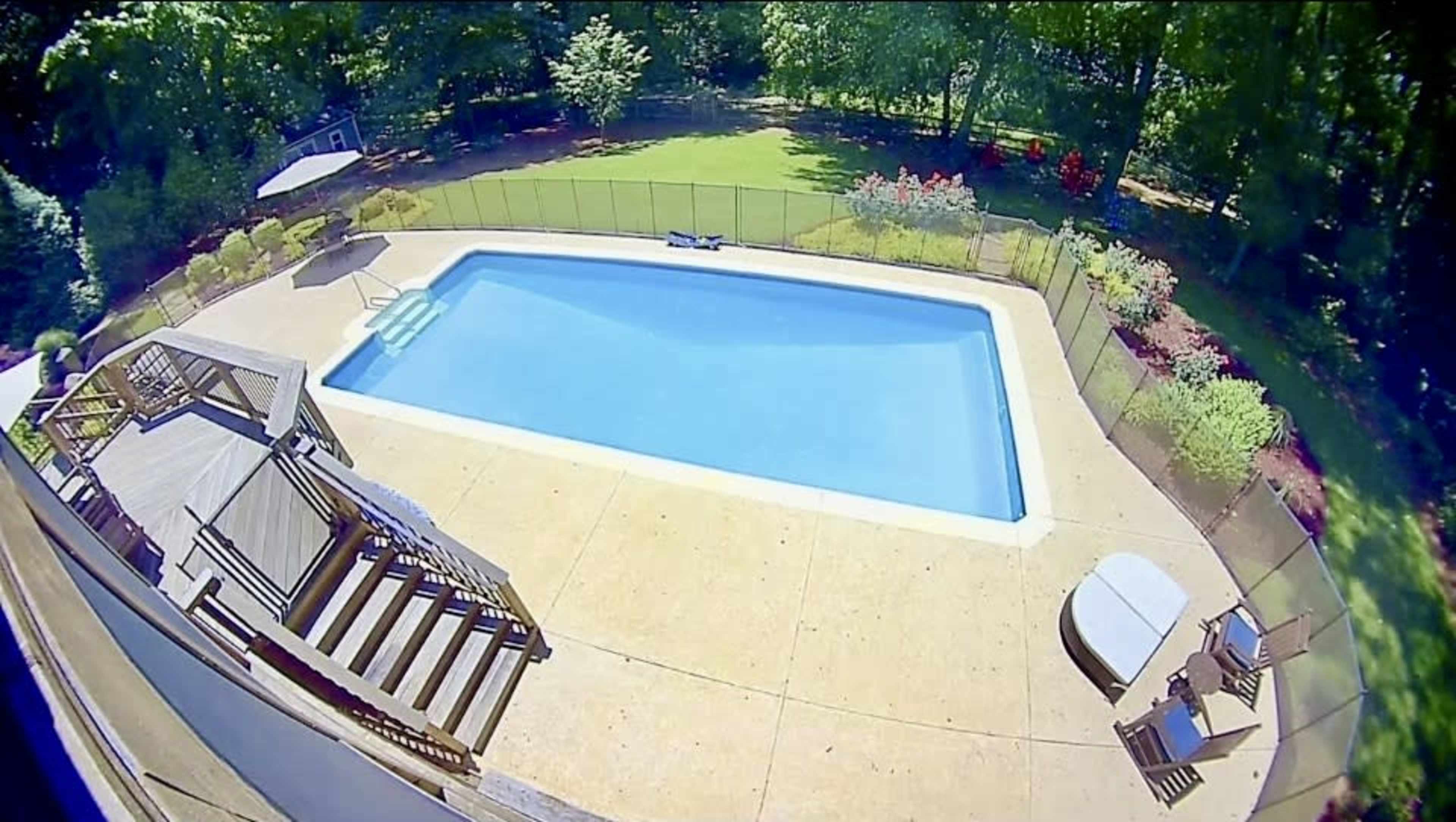 Exquisite Private Pool and Back Yard Oasis Image in Berkeley Lake, Berkeley Lake, GA